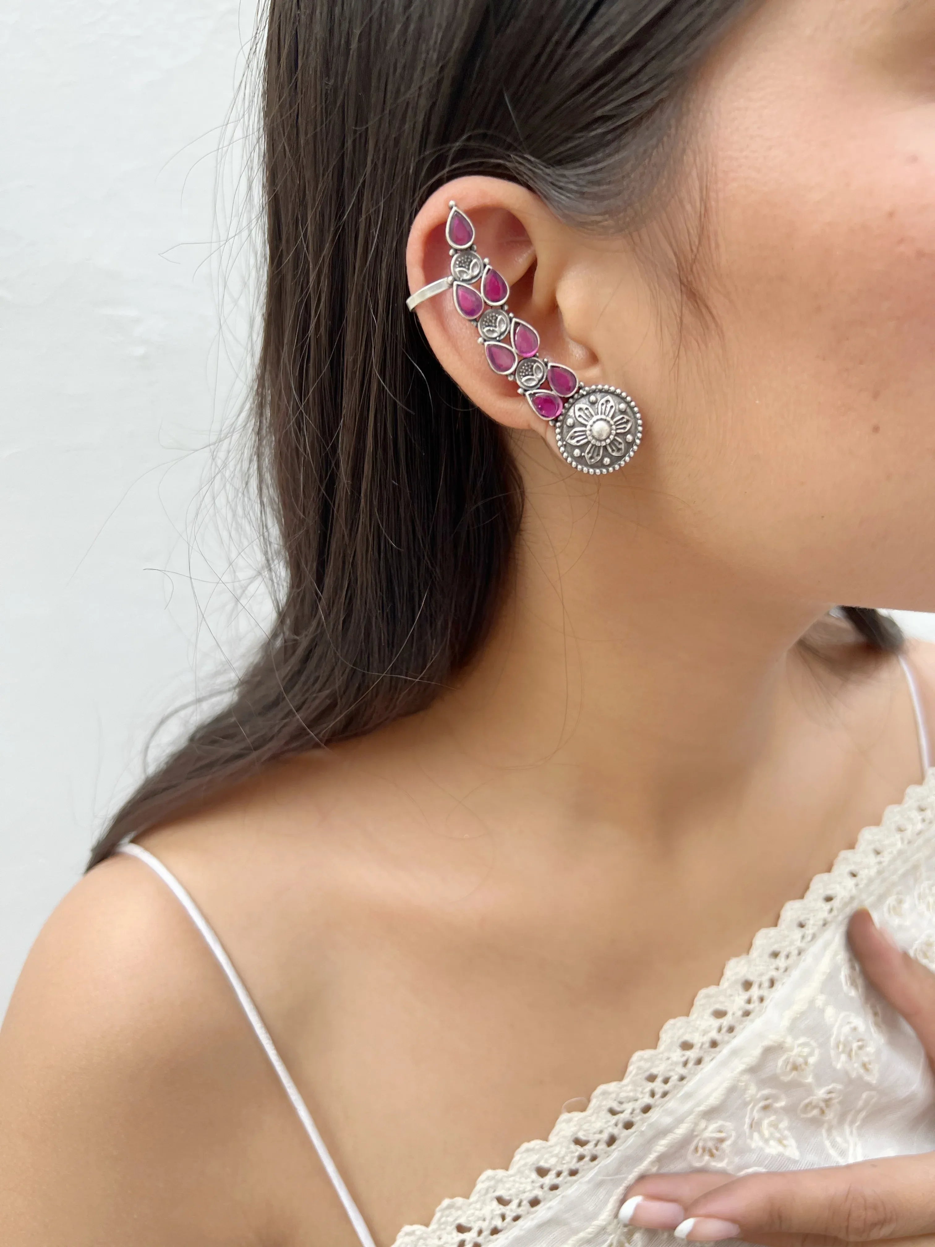 Falak Earcuffs (SET OF TWO) - Jhaanjhariya