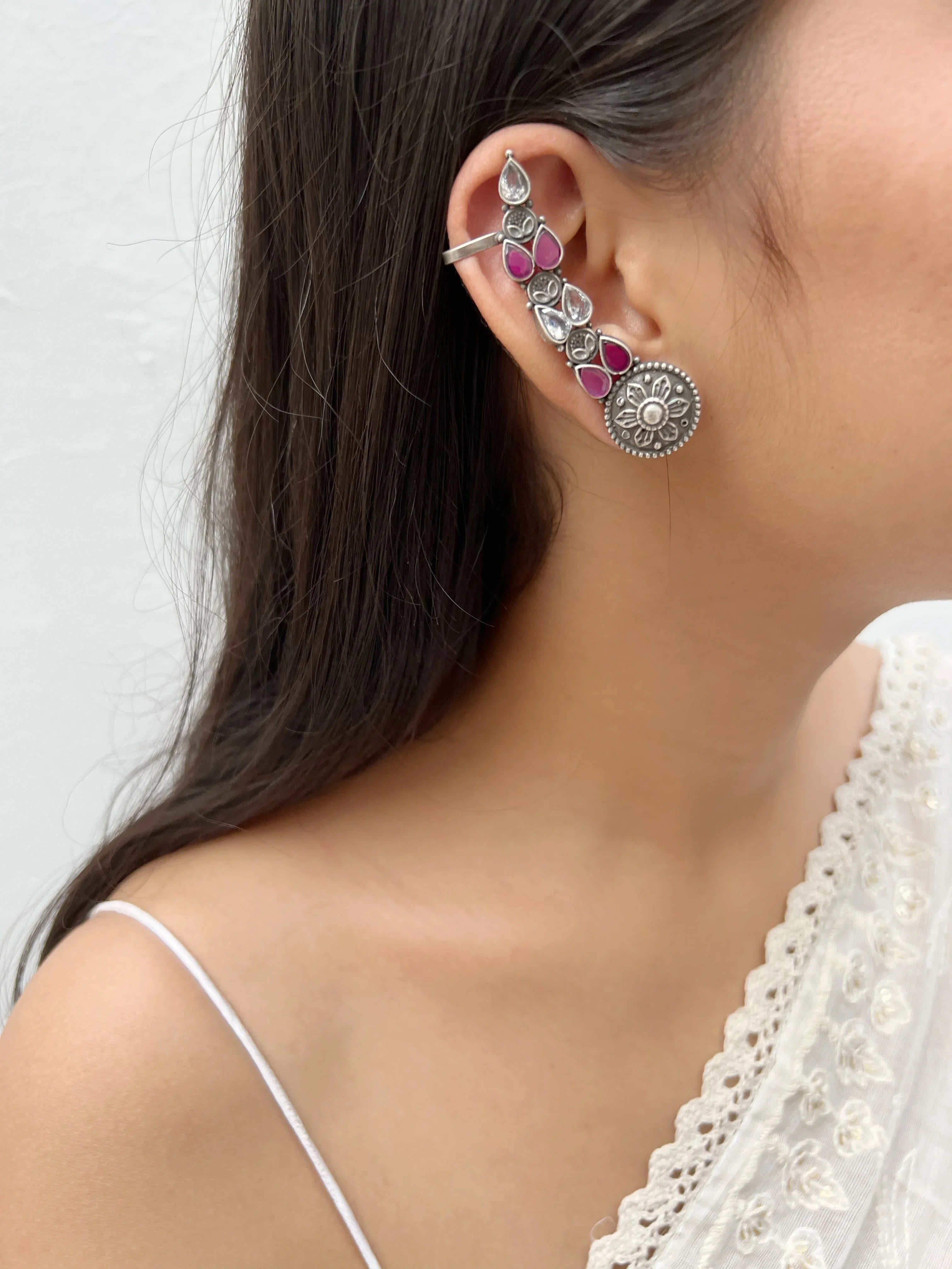 Falak Earcuffs (SET OF TWO) - Jhaanjhariya
