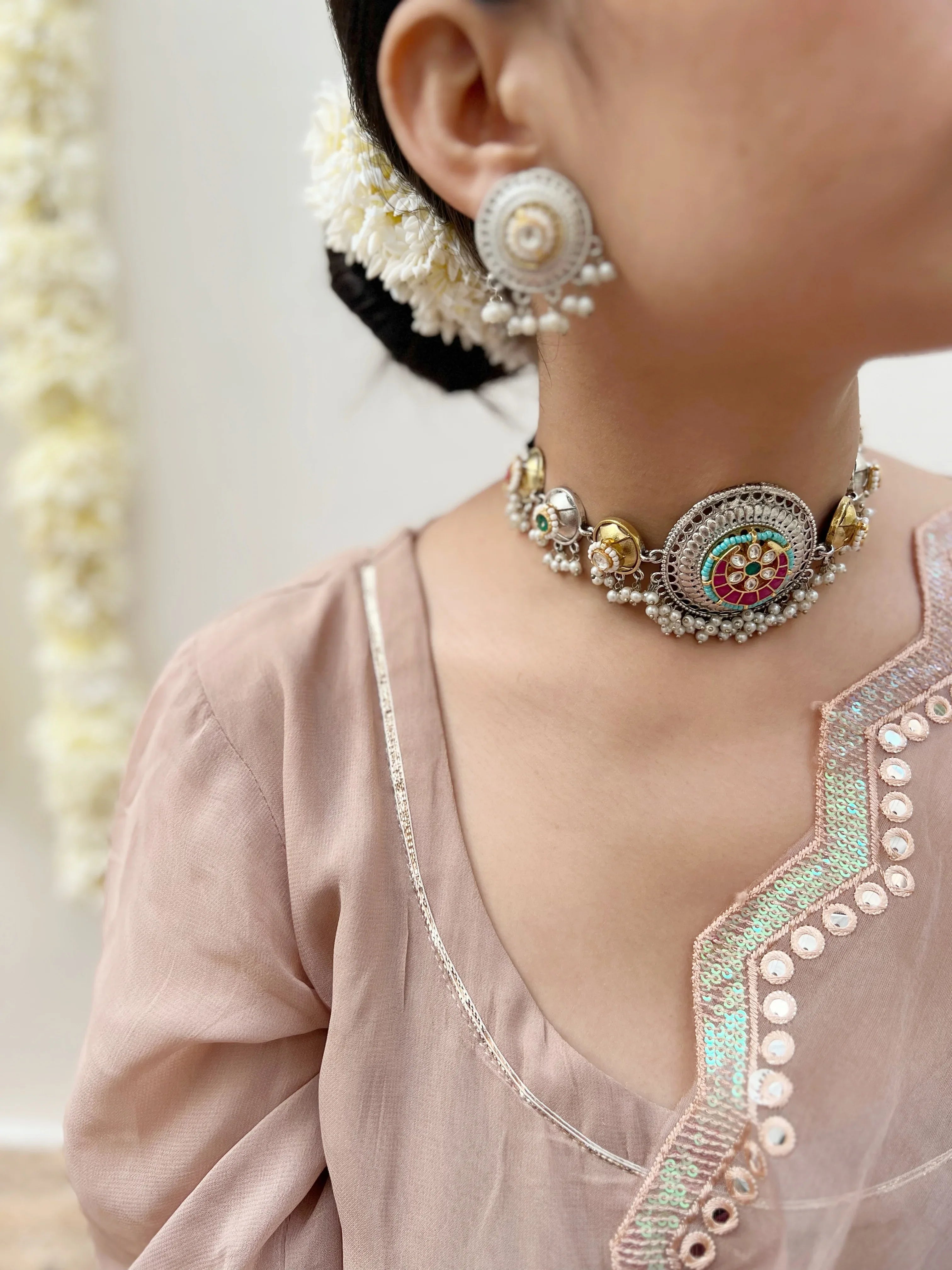 Raya Choker Set - Jhaanjhariya