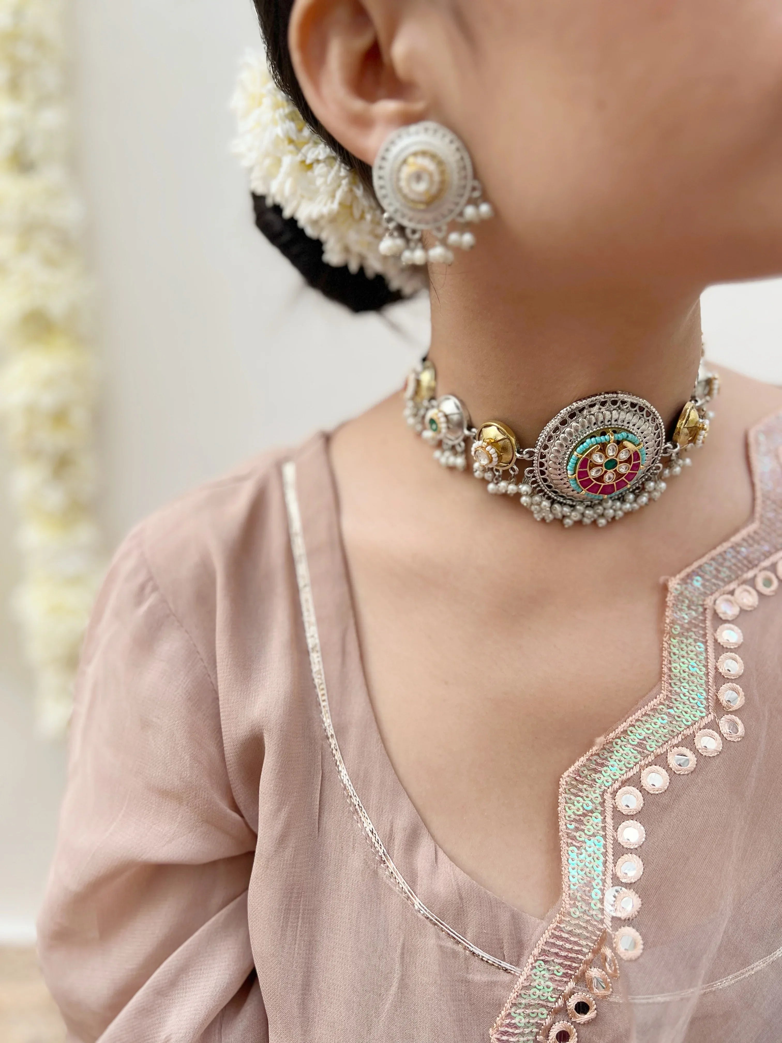 Raya Choker Set - Jhaanjhariya