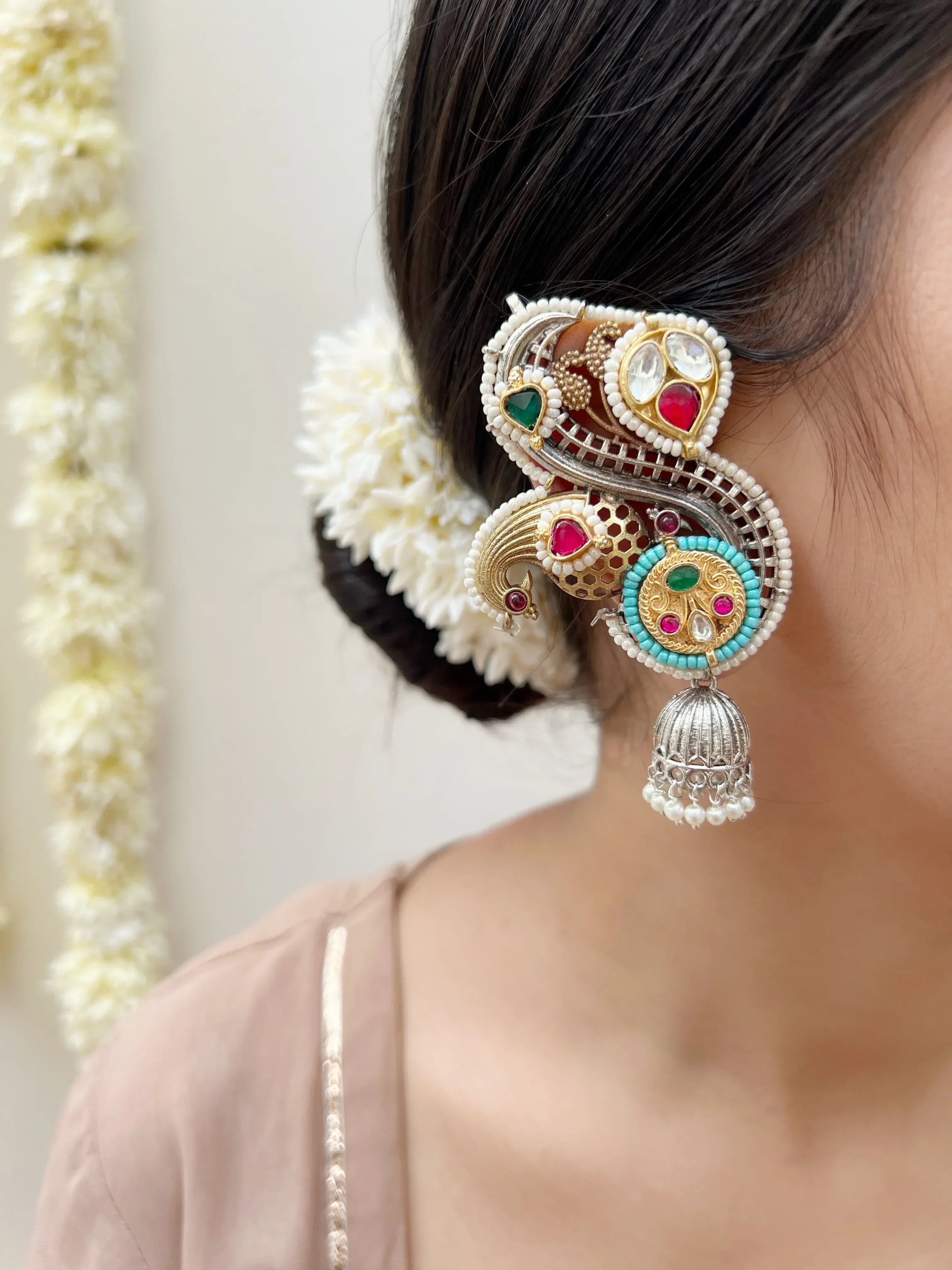 Chaand Raag Kaanphool Earrings ( Earcuffs) - Jhaanjhariya