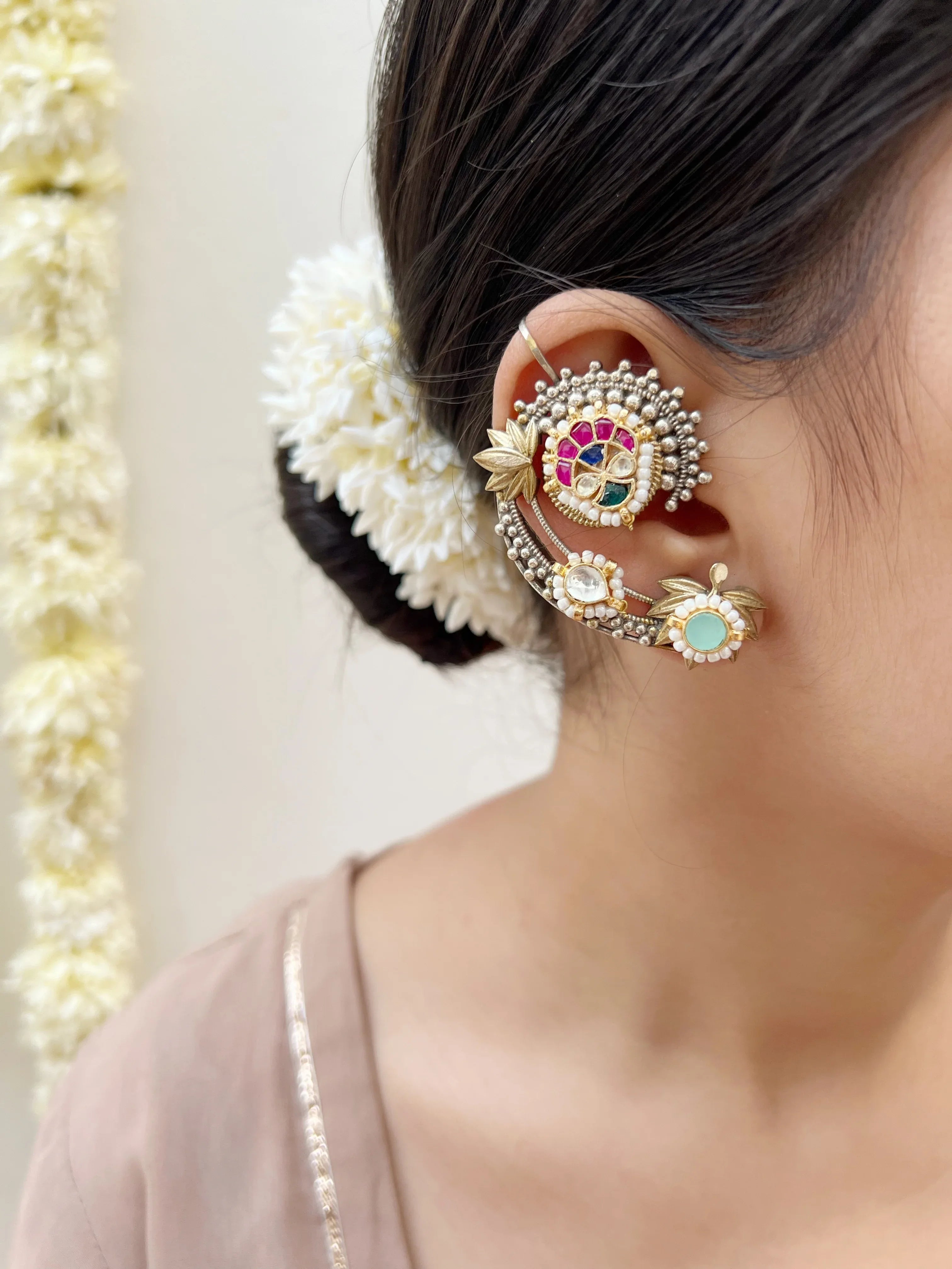 Rewa Paanchi Earcuffs (SET OF TWO) - Jhaanjhariya