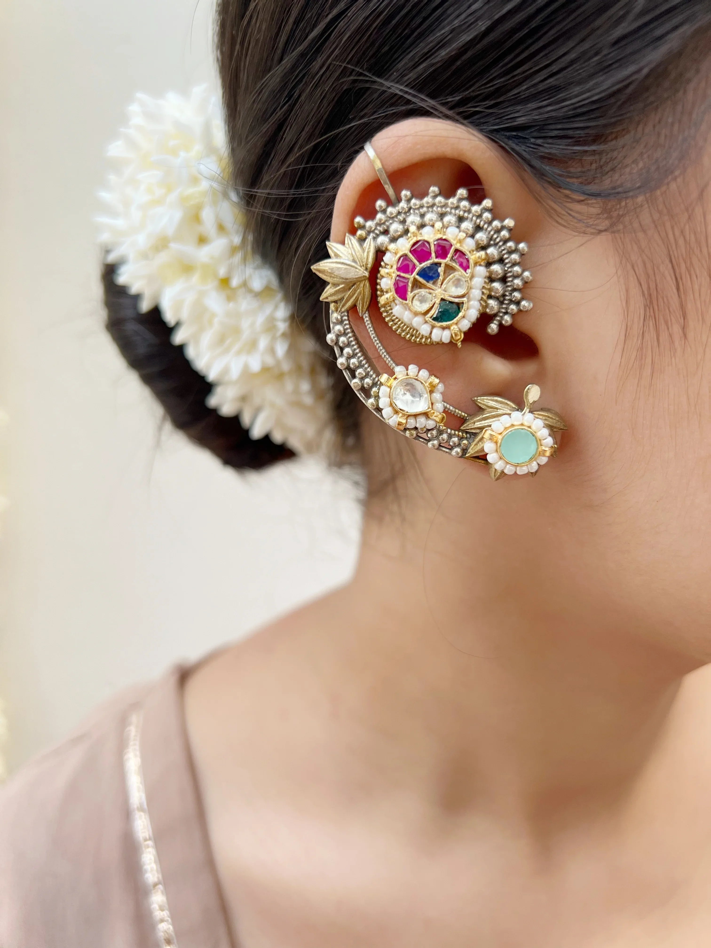 Rewa Paanchi Earcuffs (SET OF TWO) - Jhaanjhariya