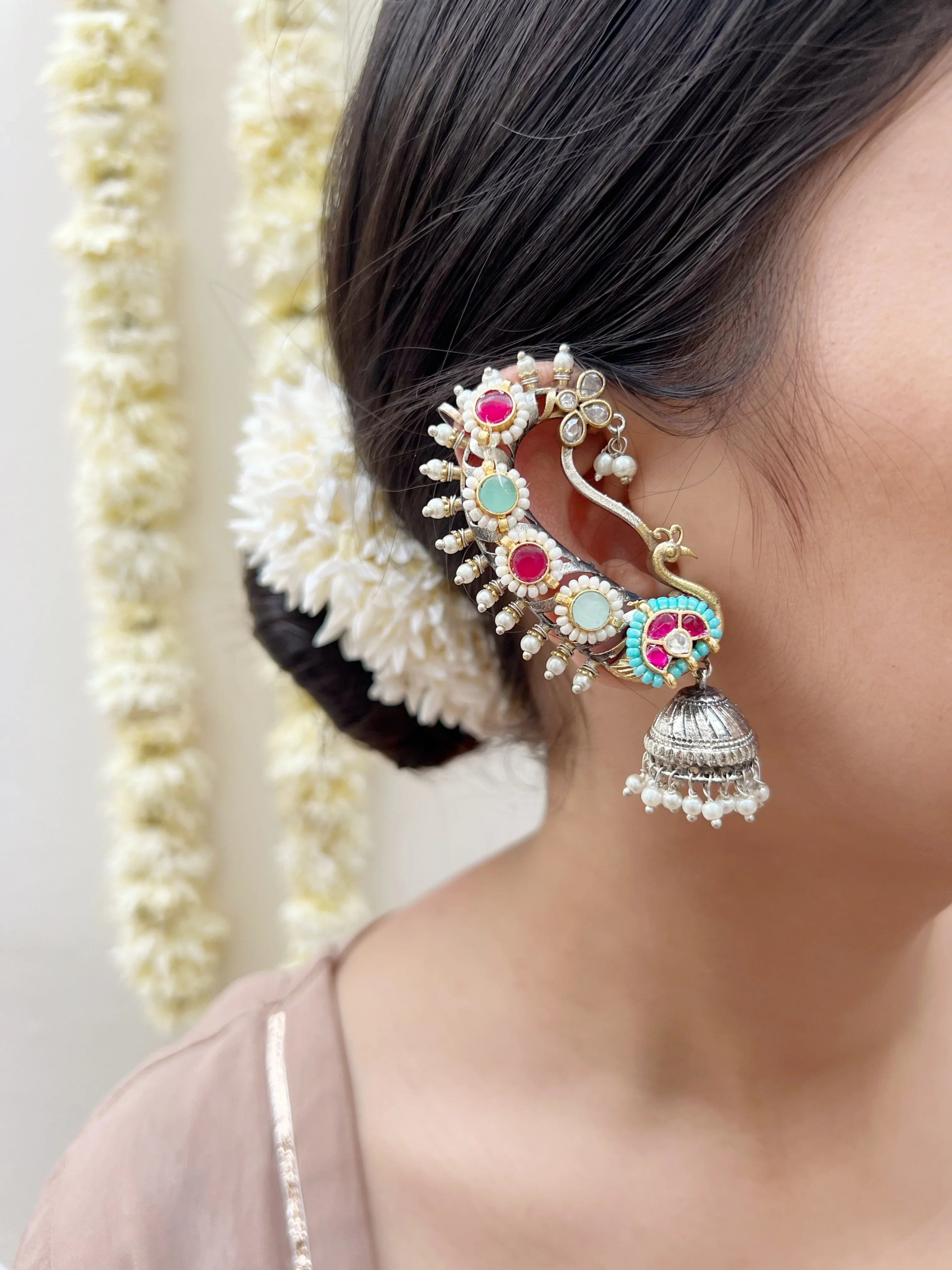 Nakkashi Earcuffs (SET OF TWO) - Jhaanjhariya