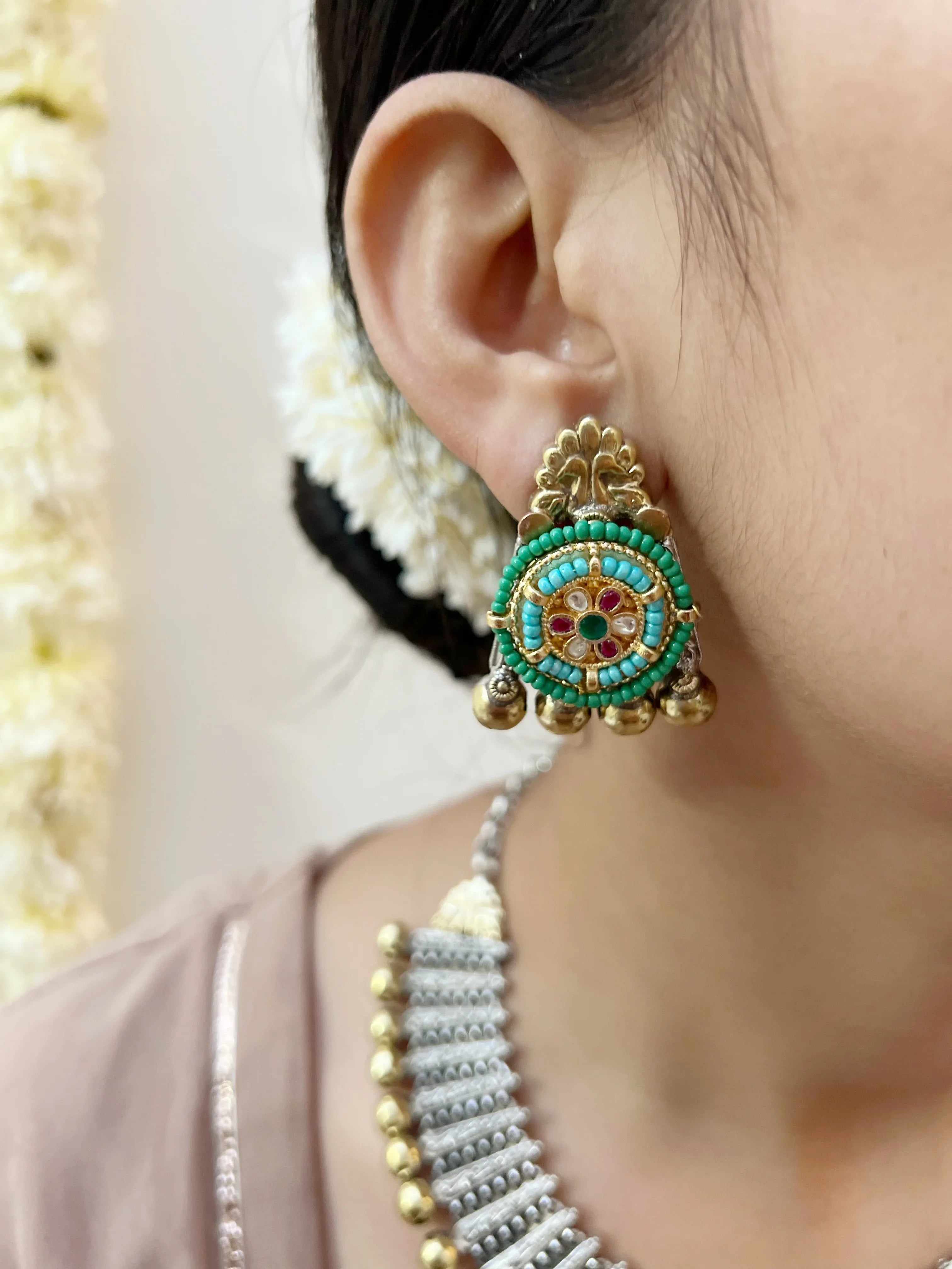 Nigaar Necklace set - Jhaanjhariya