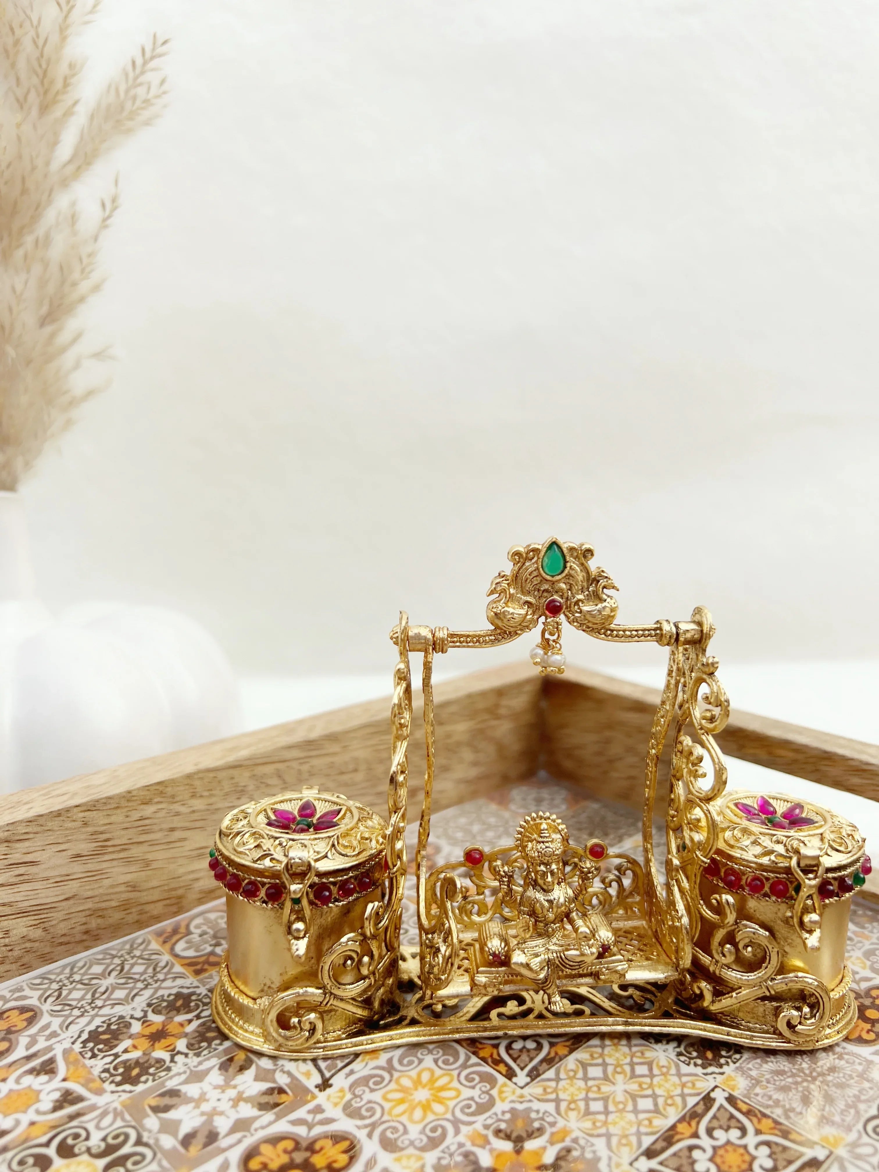 Laxmi Kumkum-Box - Jhaanjhariya