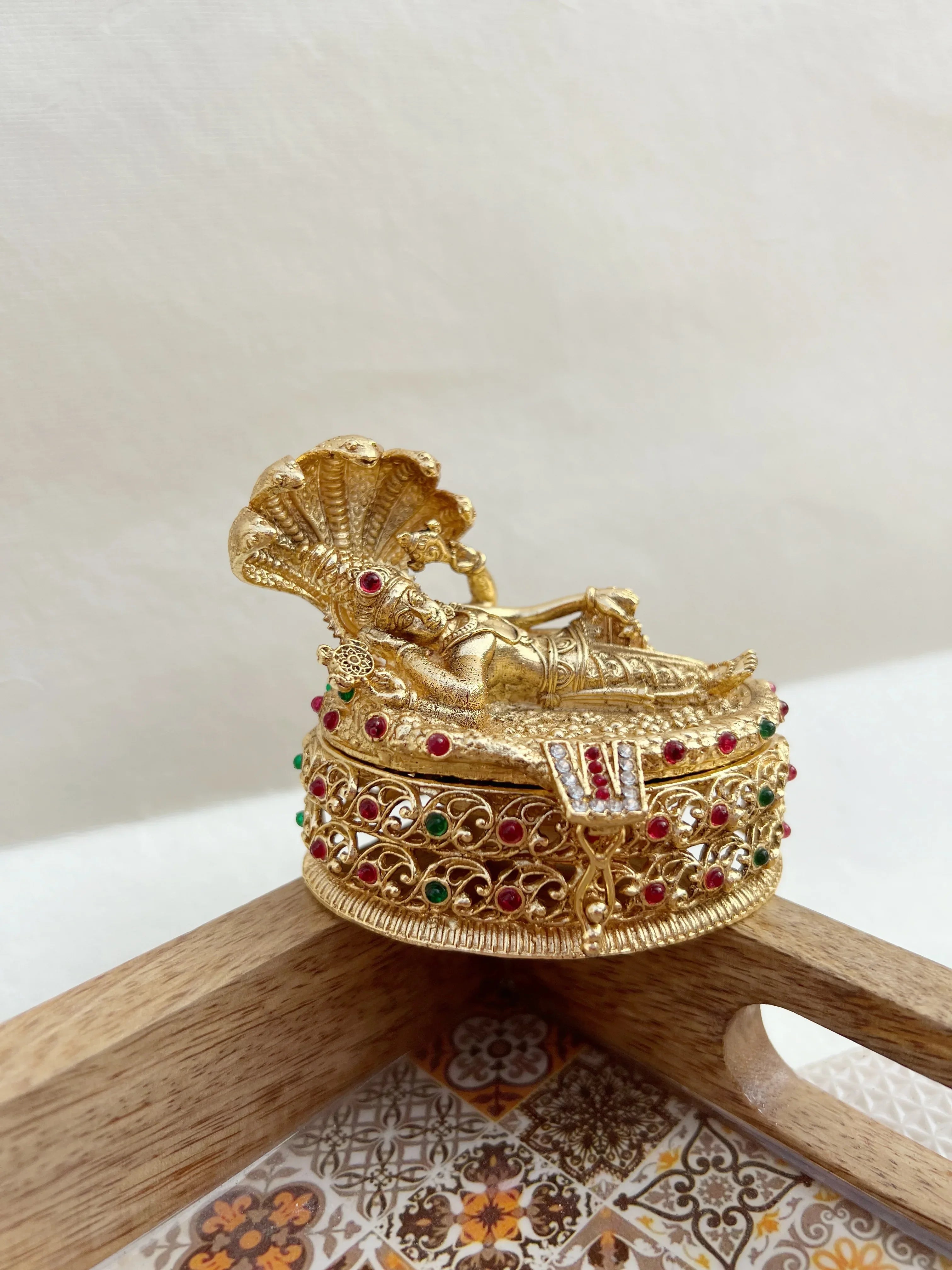 Vishnu Kumkum-Box - Jhaanjhariya