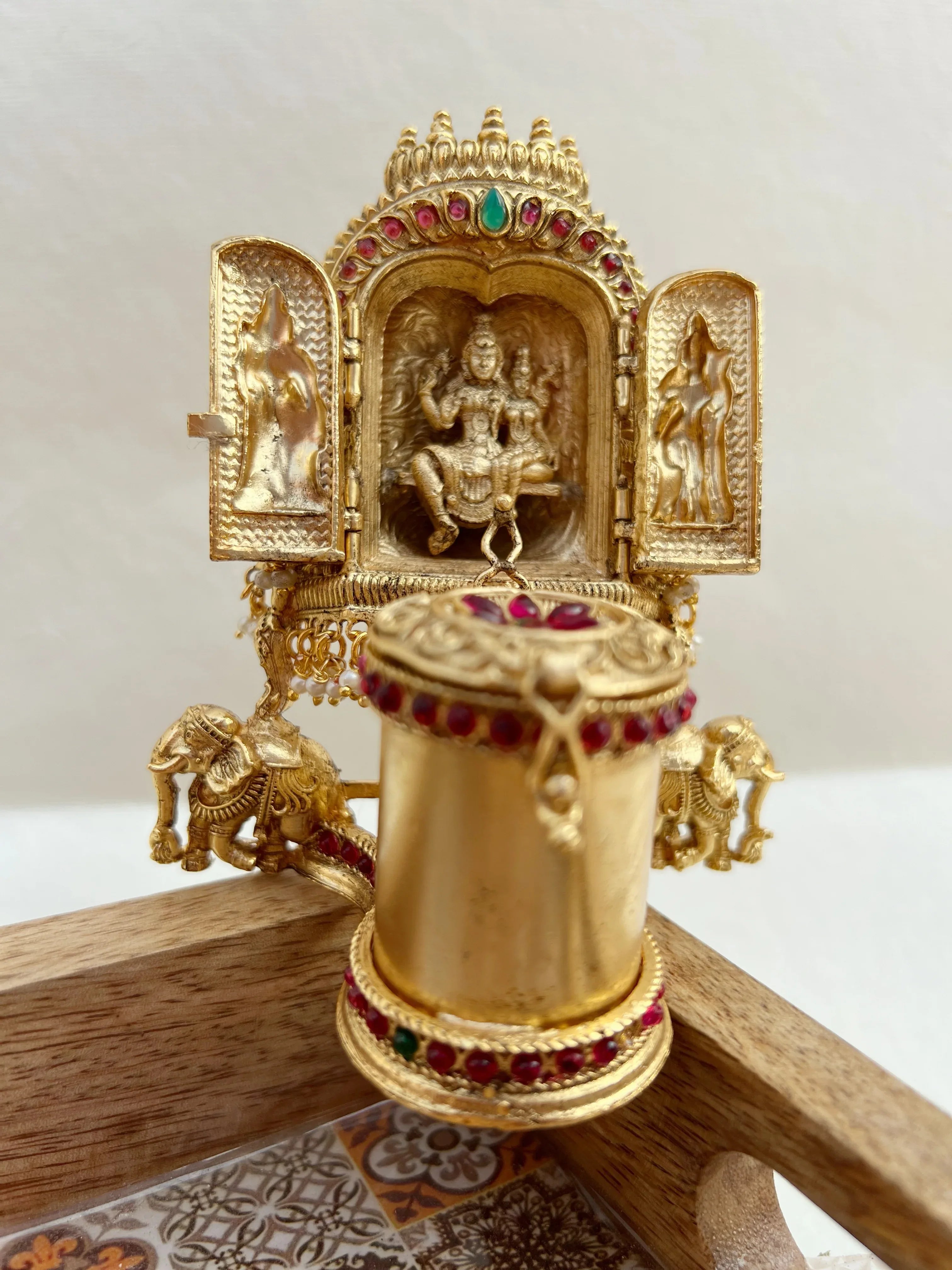 Shiv Gouri Kumkum-Box - Jhaanjhariya