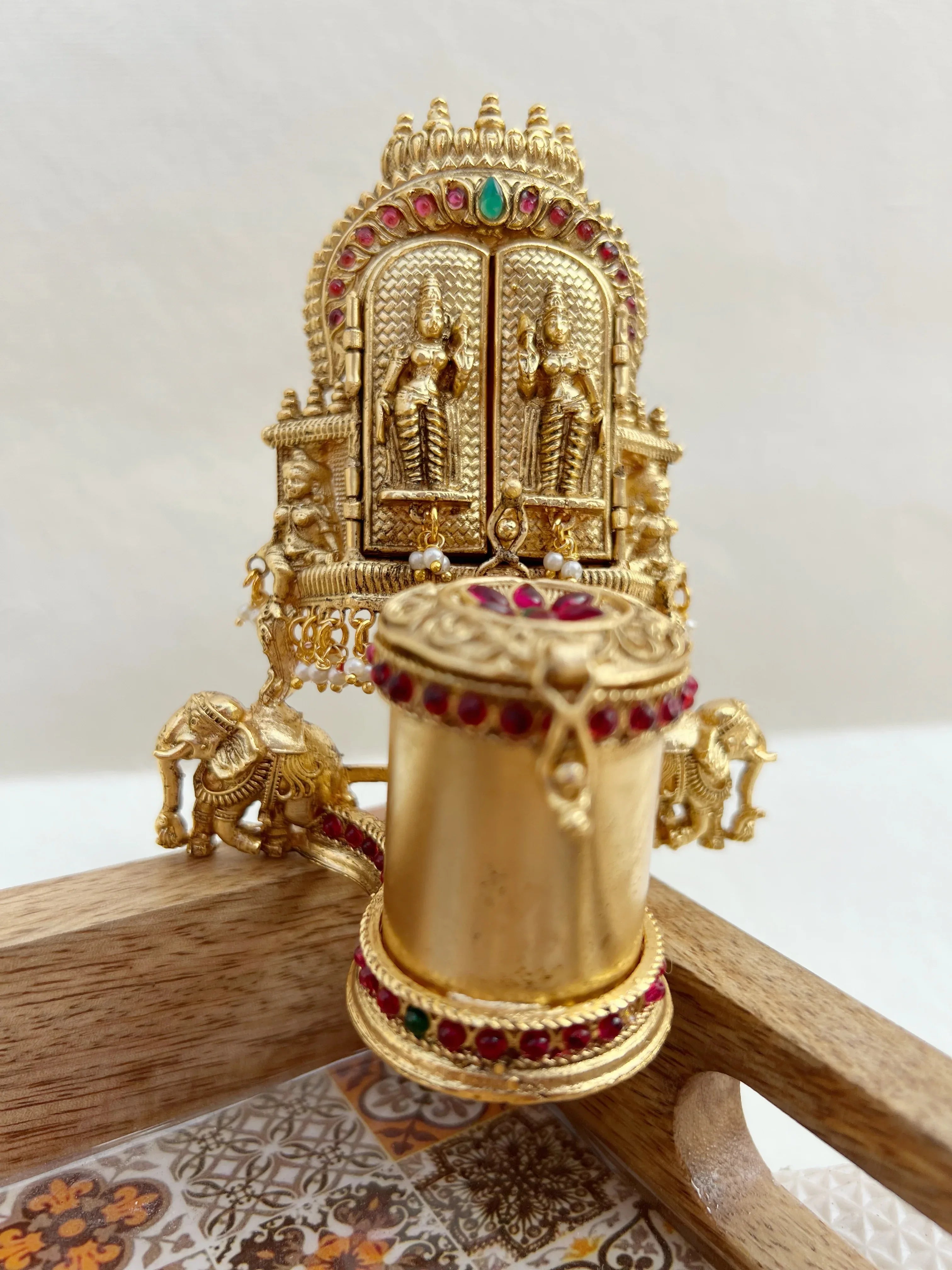 Shiv Gouri Kumkum-Box - Jhaanjhariya