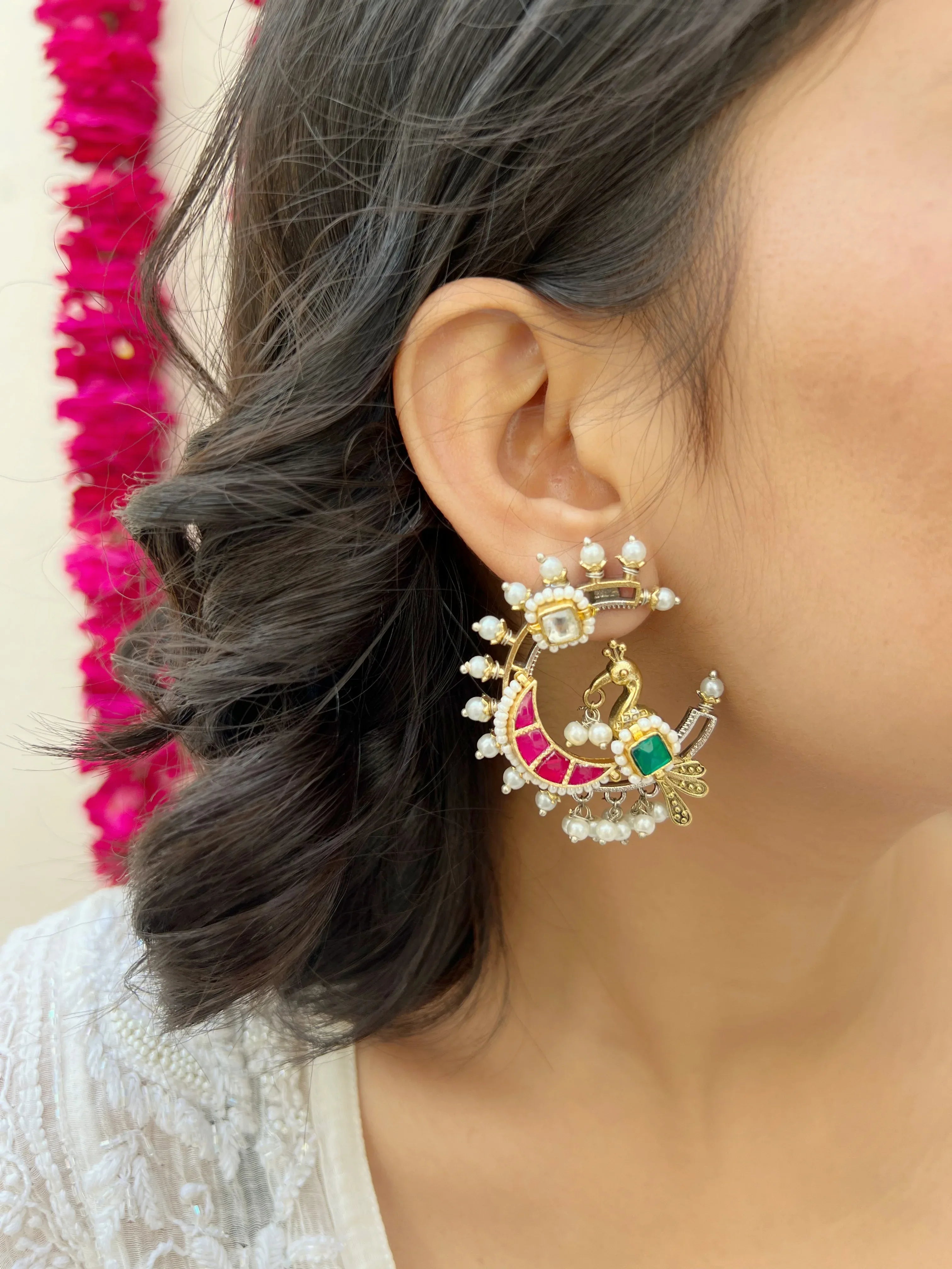 Meher Duo Earring - Jhaanjhariya