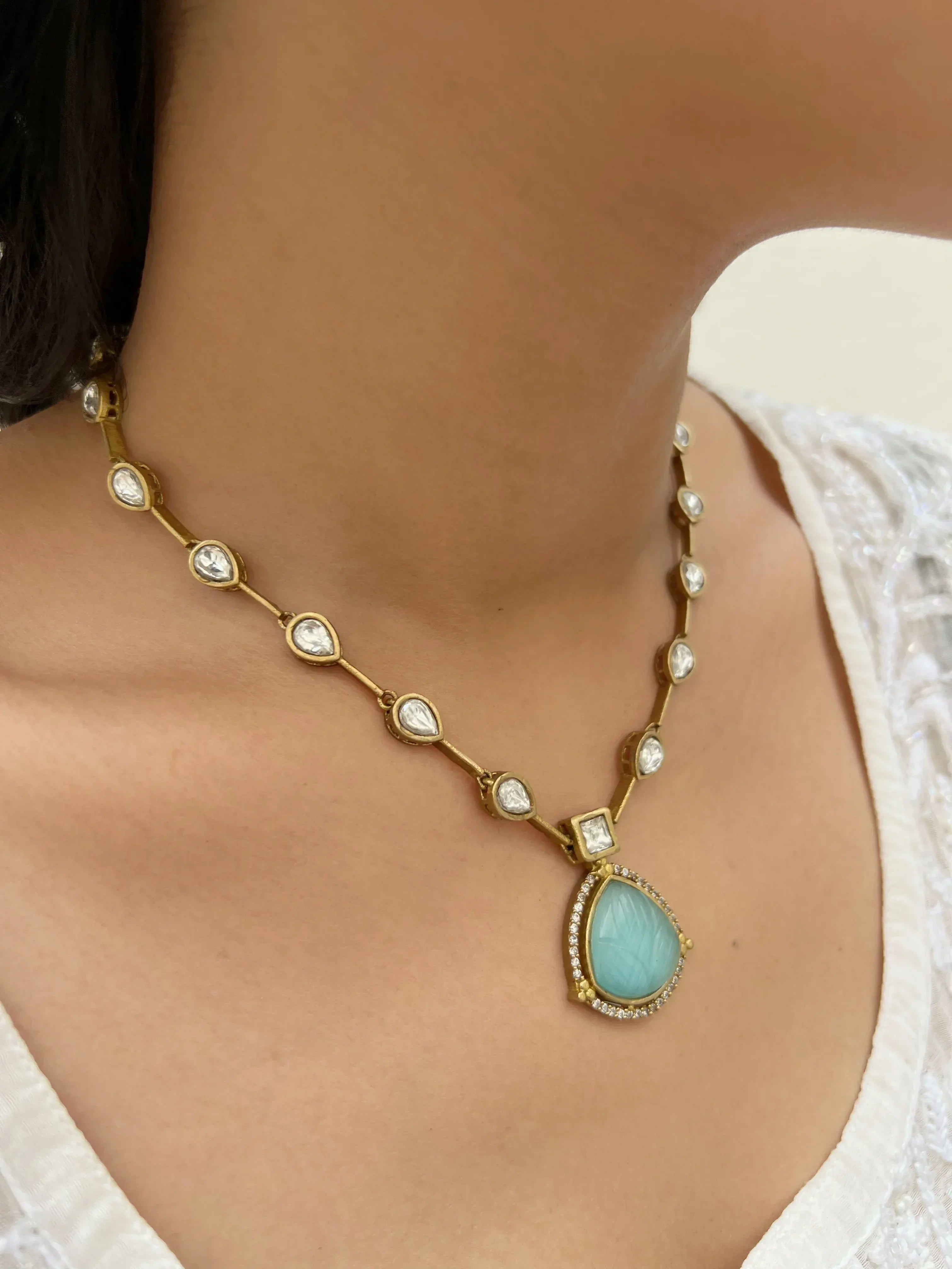 Amara Zari Necklace - Jhaanjhariya