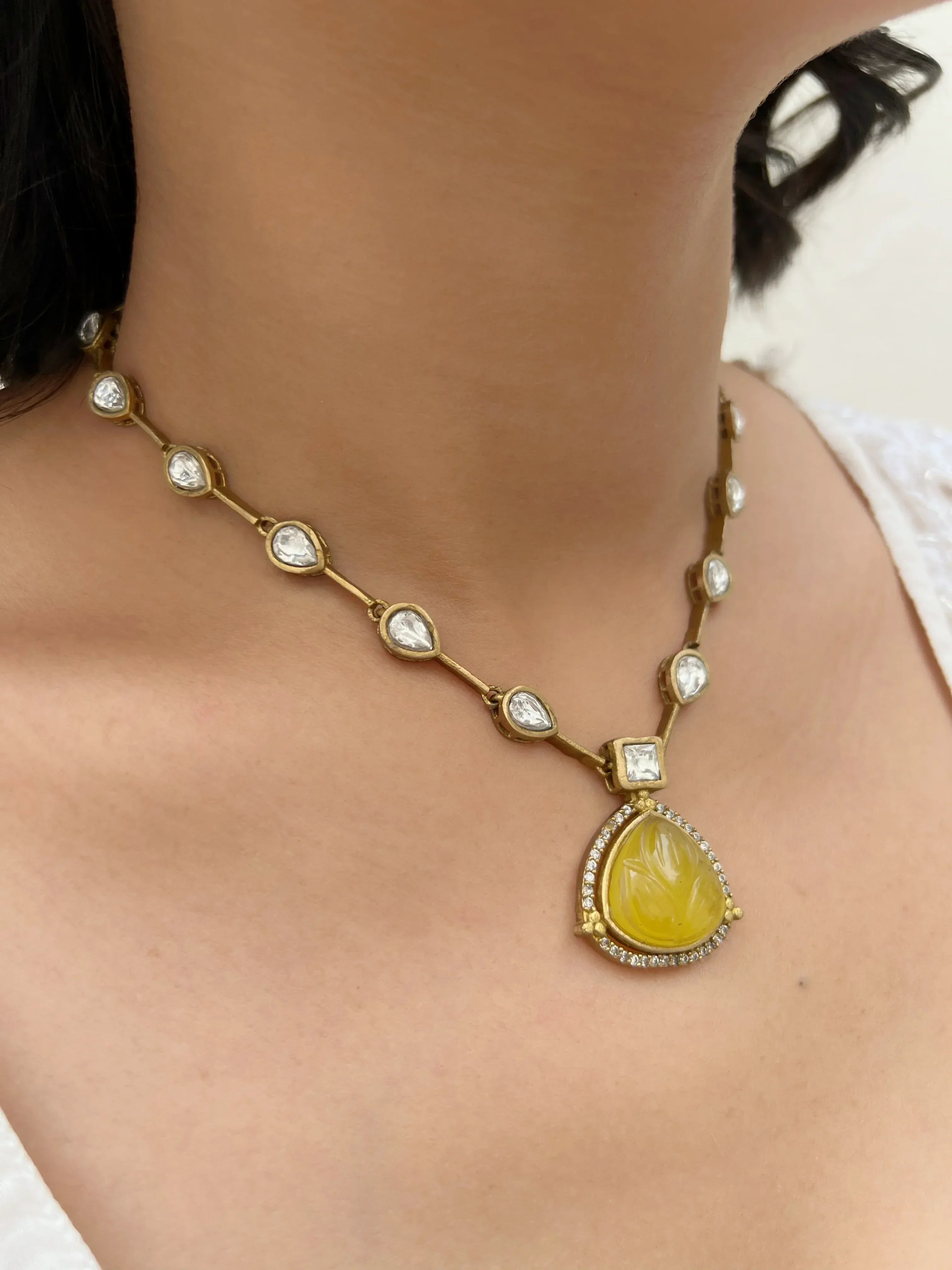 Amara Zari Necklace - Jhaanjhariya