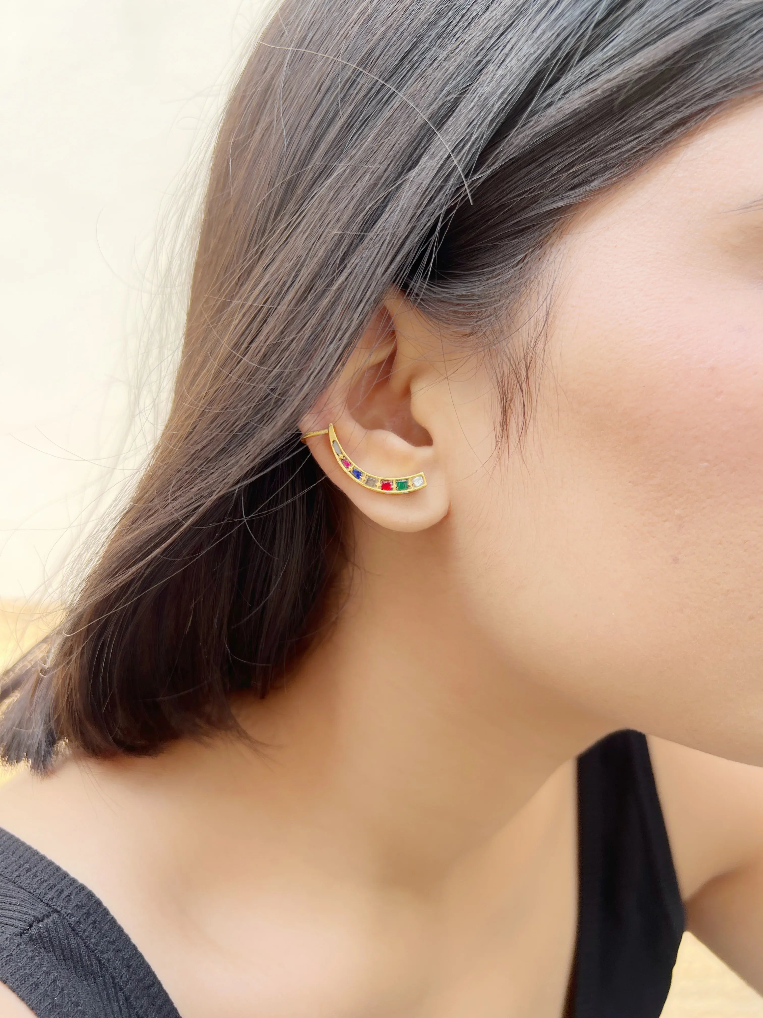 Luna Earcuffs (SET OF TWO) - Jhaanjhariya