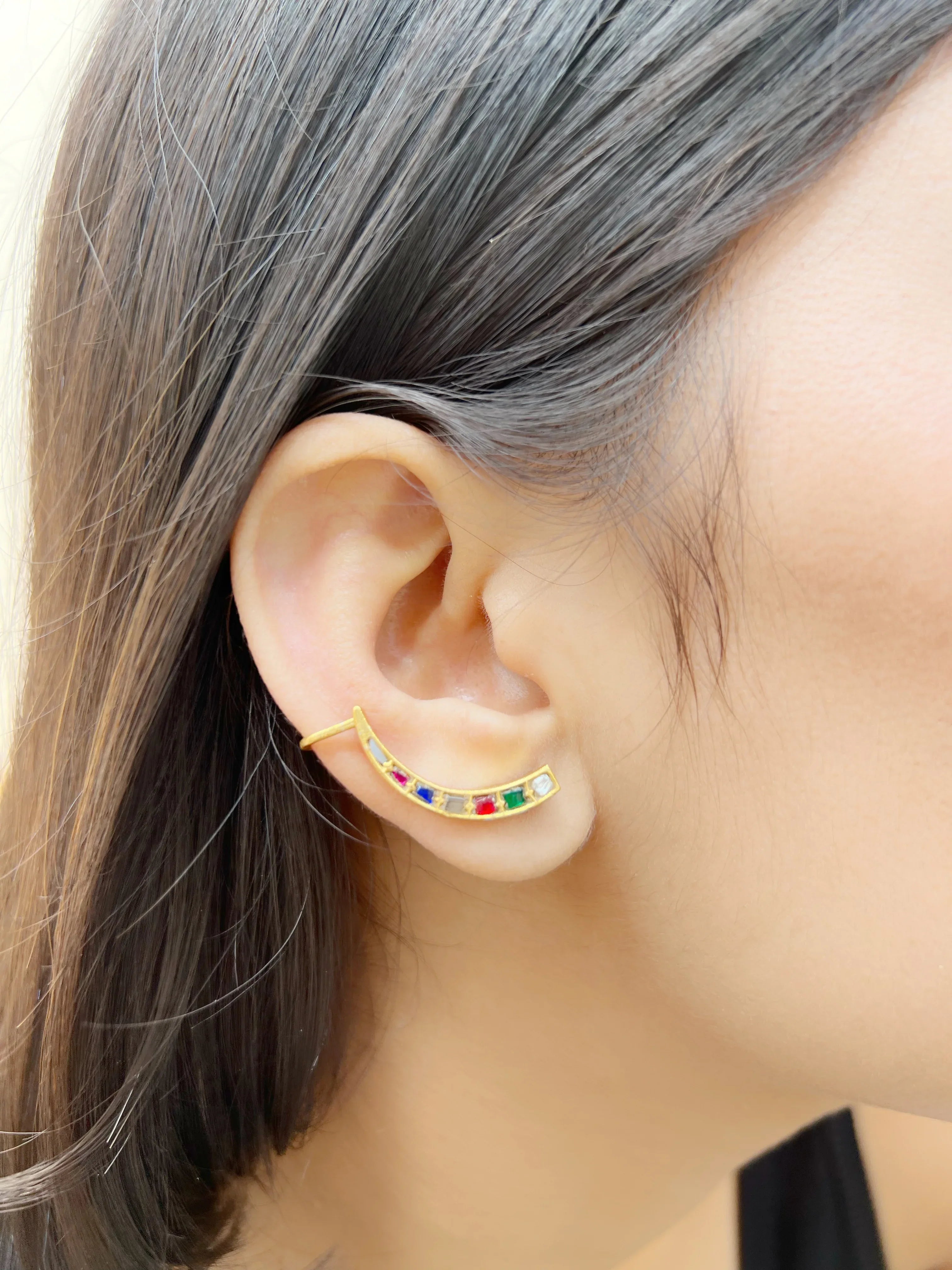 Luna Earcuffs (SET OF TWO) - Jhaanjhariya