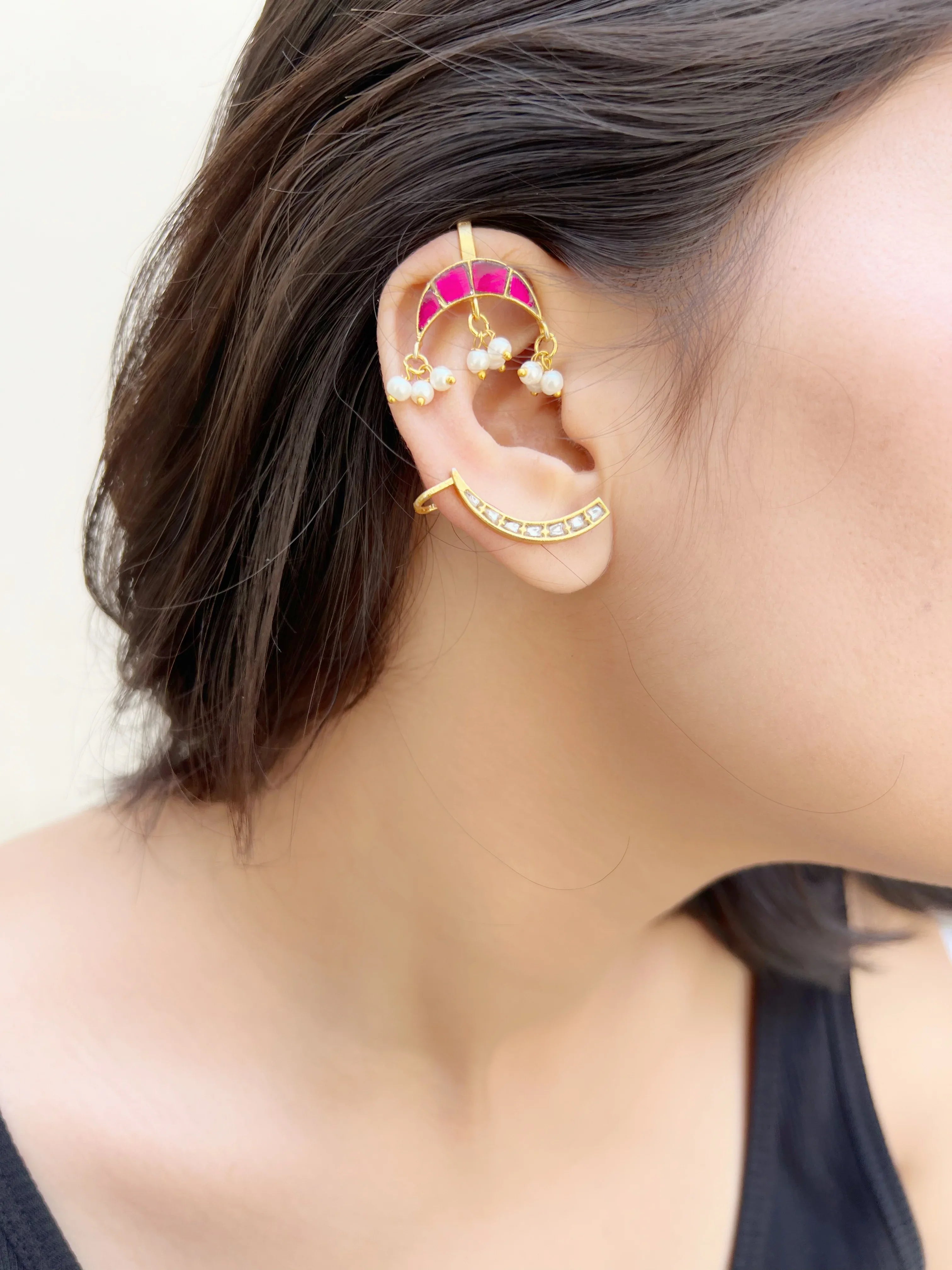 Crescent Moon Bugadi (SET OF TWO) - Jhaanjhariya