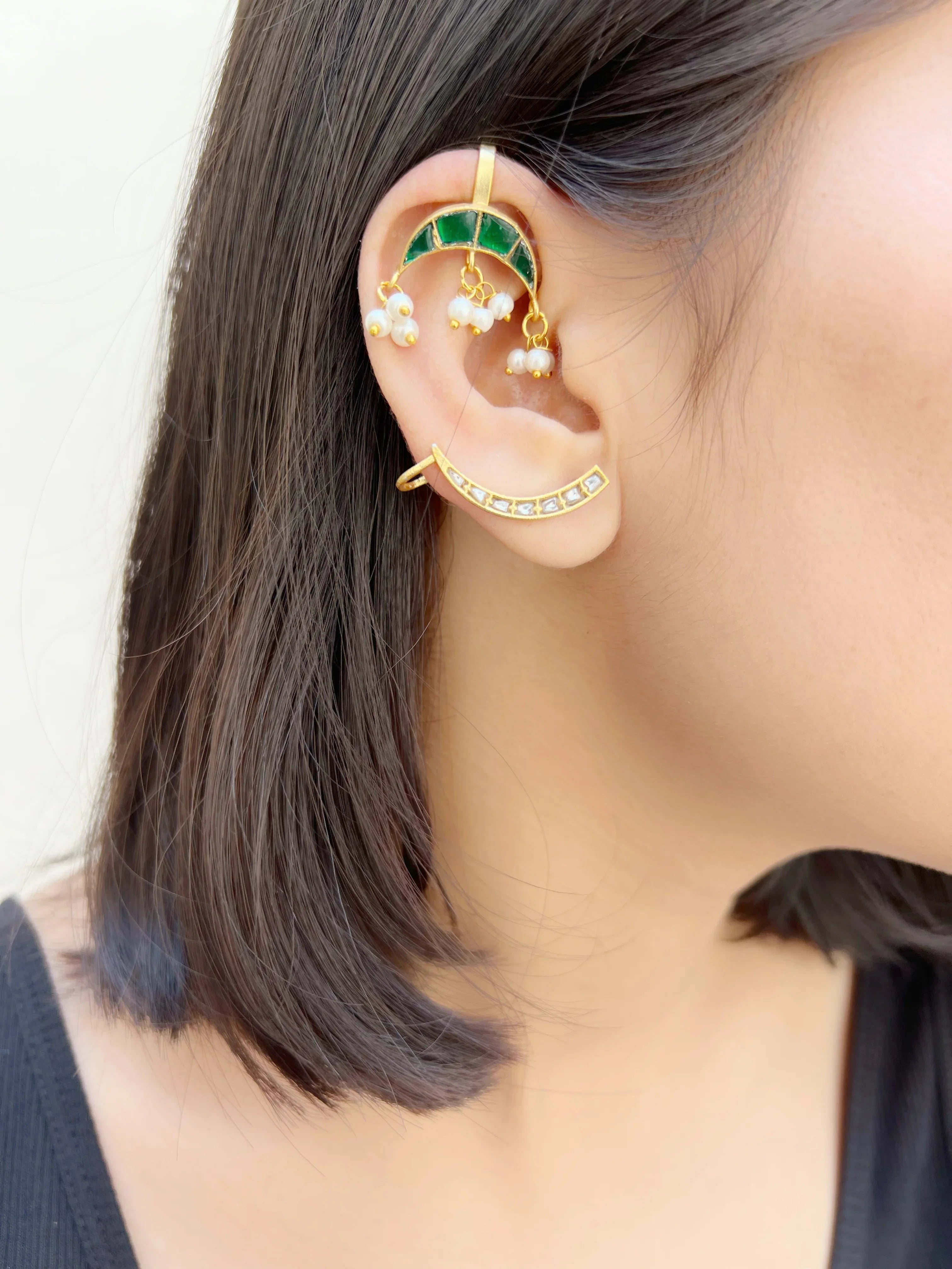 Crescent Moon Bugadi (SET OF TWO) - Jhaanjhariya