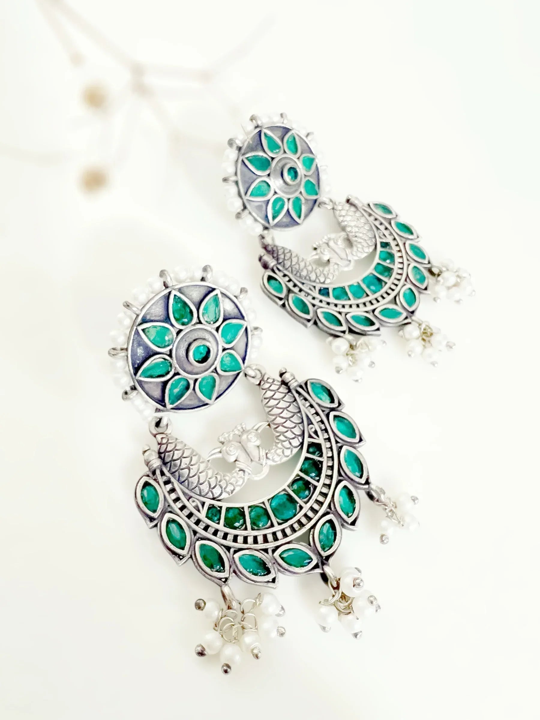 Mist & Metal Earring - Jhaanjhariya