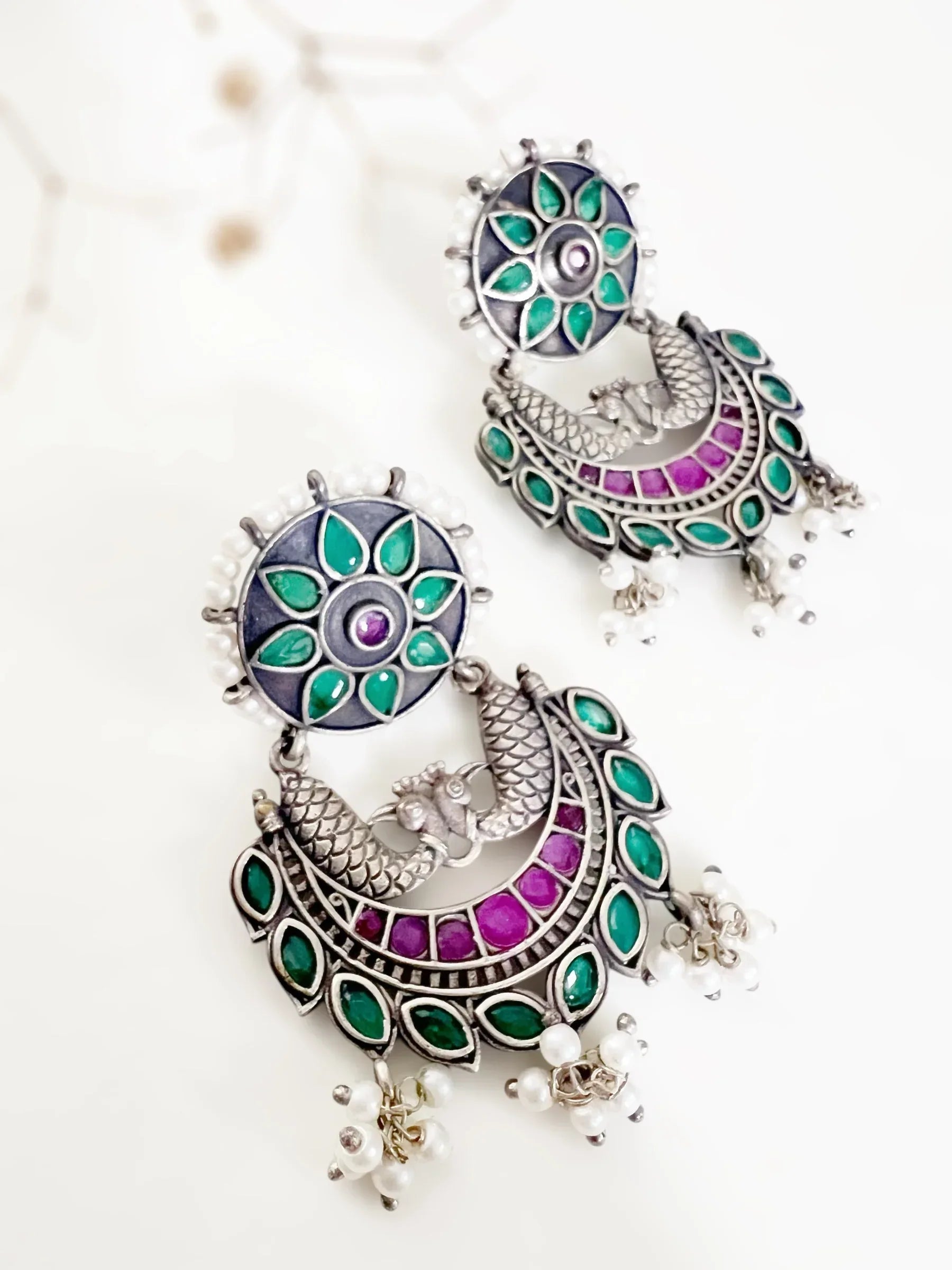 Mist & Metal Earring - Jhaanjhariya