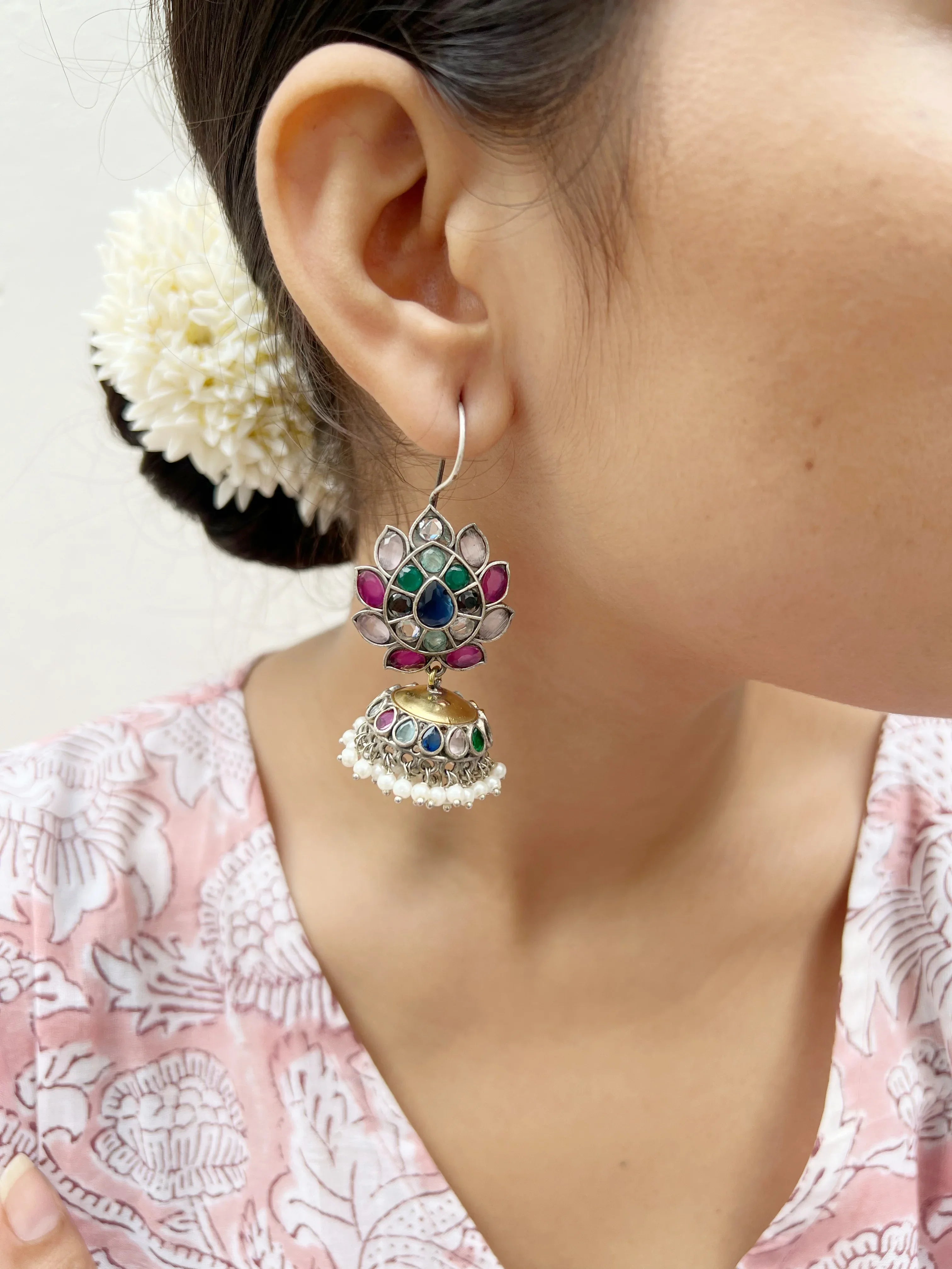 Flower Leaf Jhumka - Jhaanjhariya