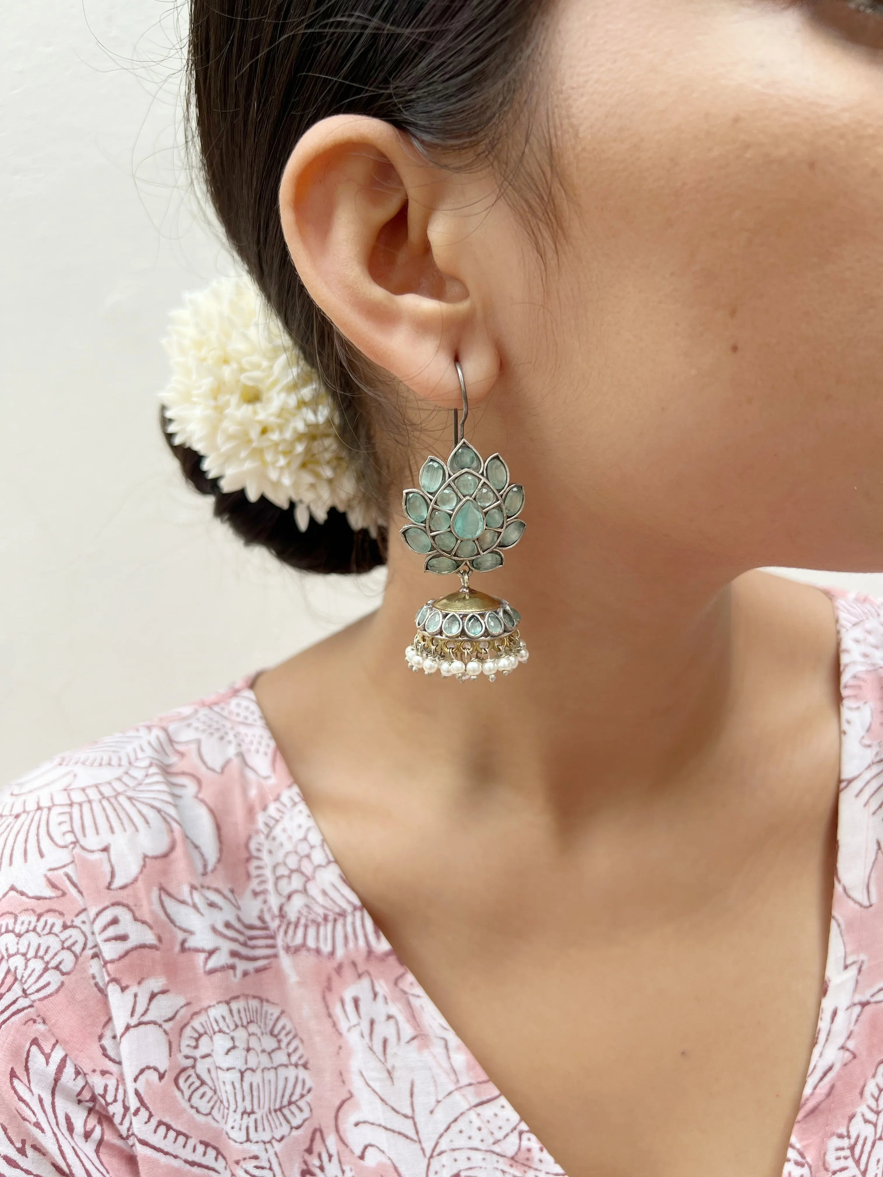 Flower Leaf Jhumka - Jhaanjhariya