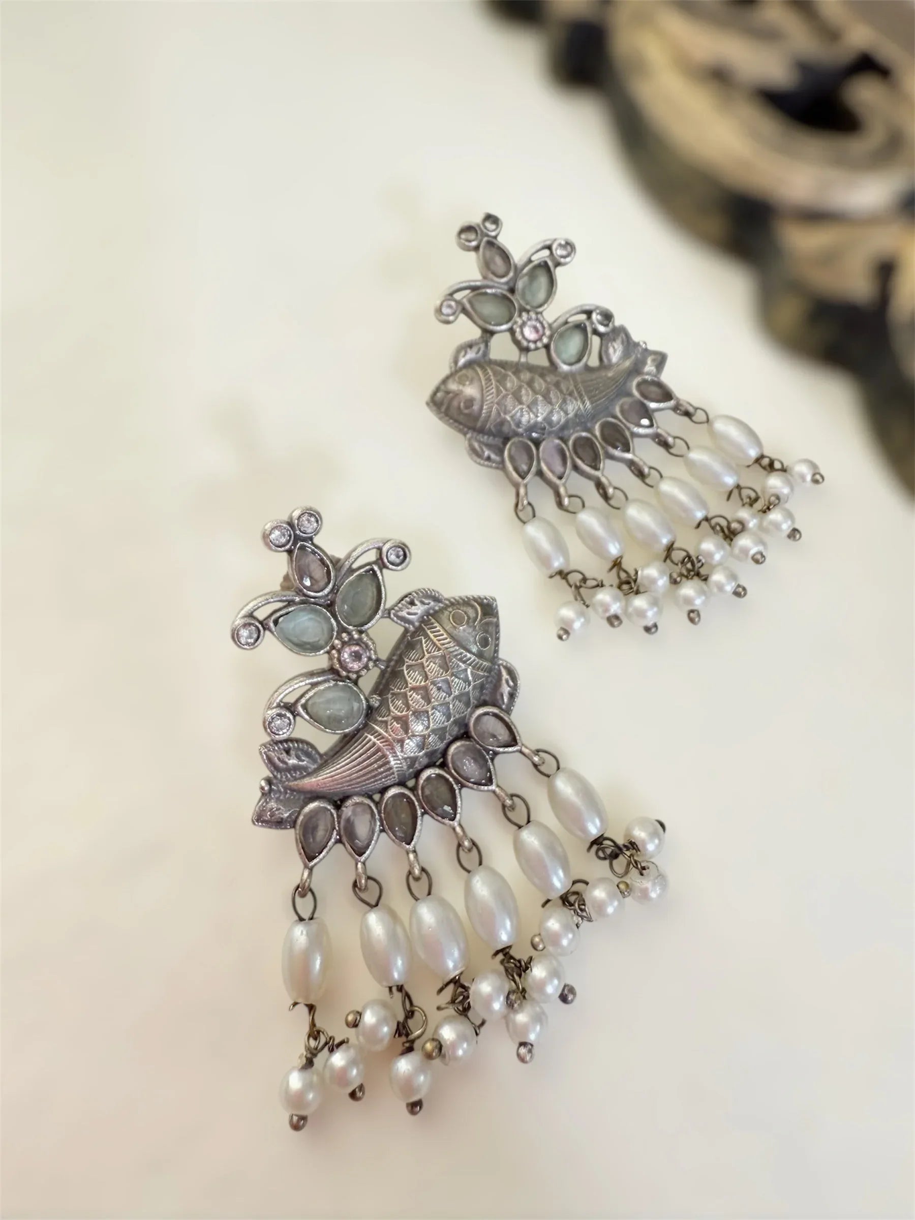 Falak Machli Studs - Jhaanjhariya