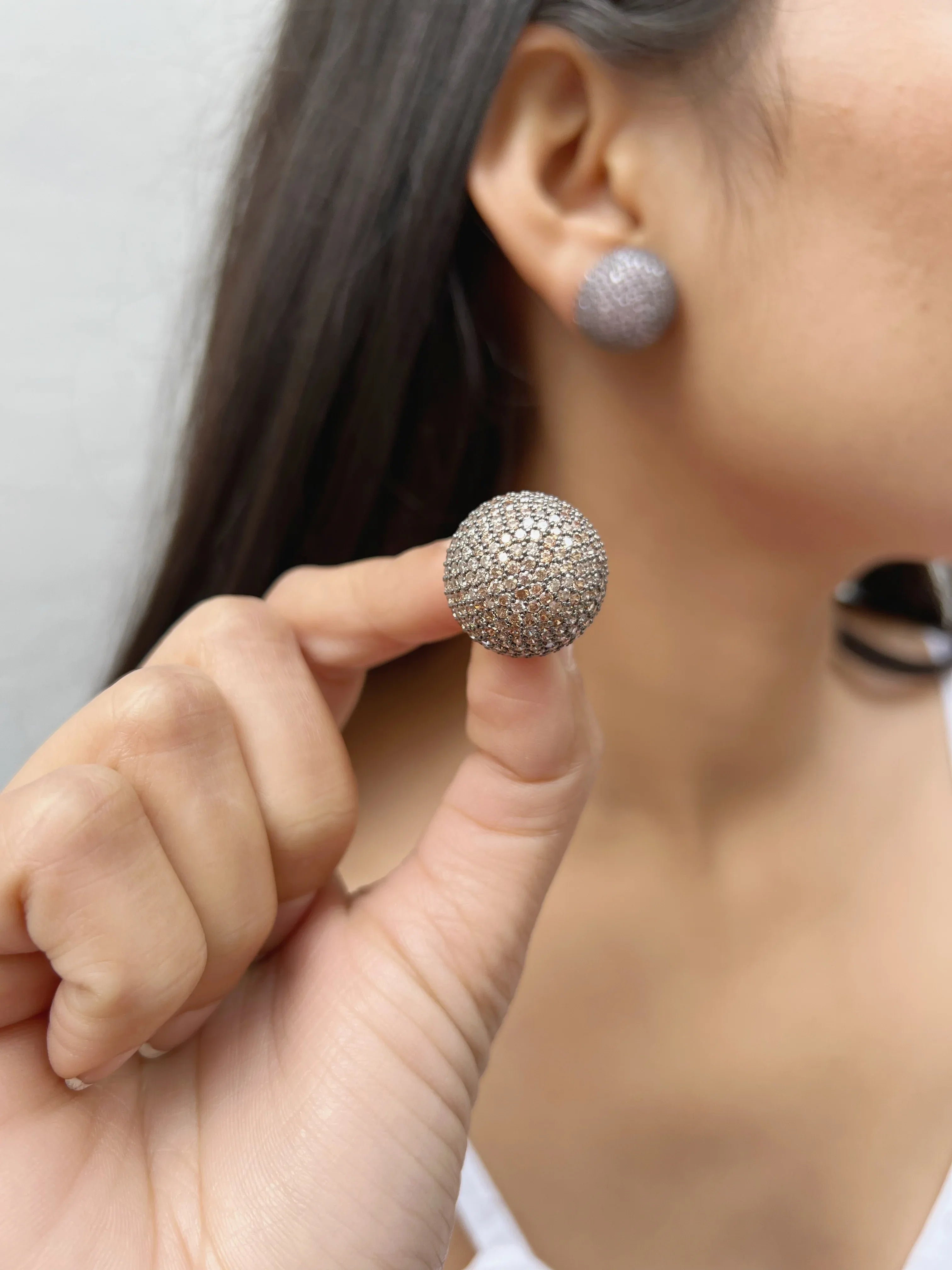 Florence Disco Bling Studs - Jhaanjhariya
