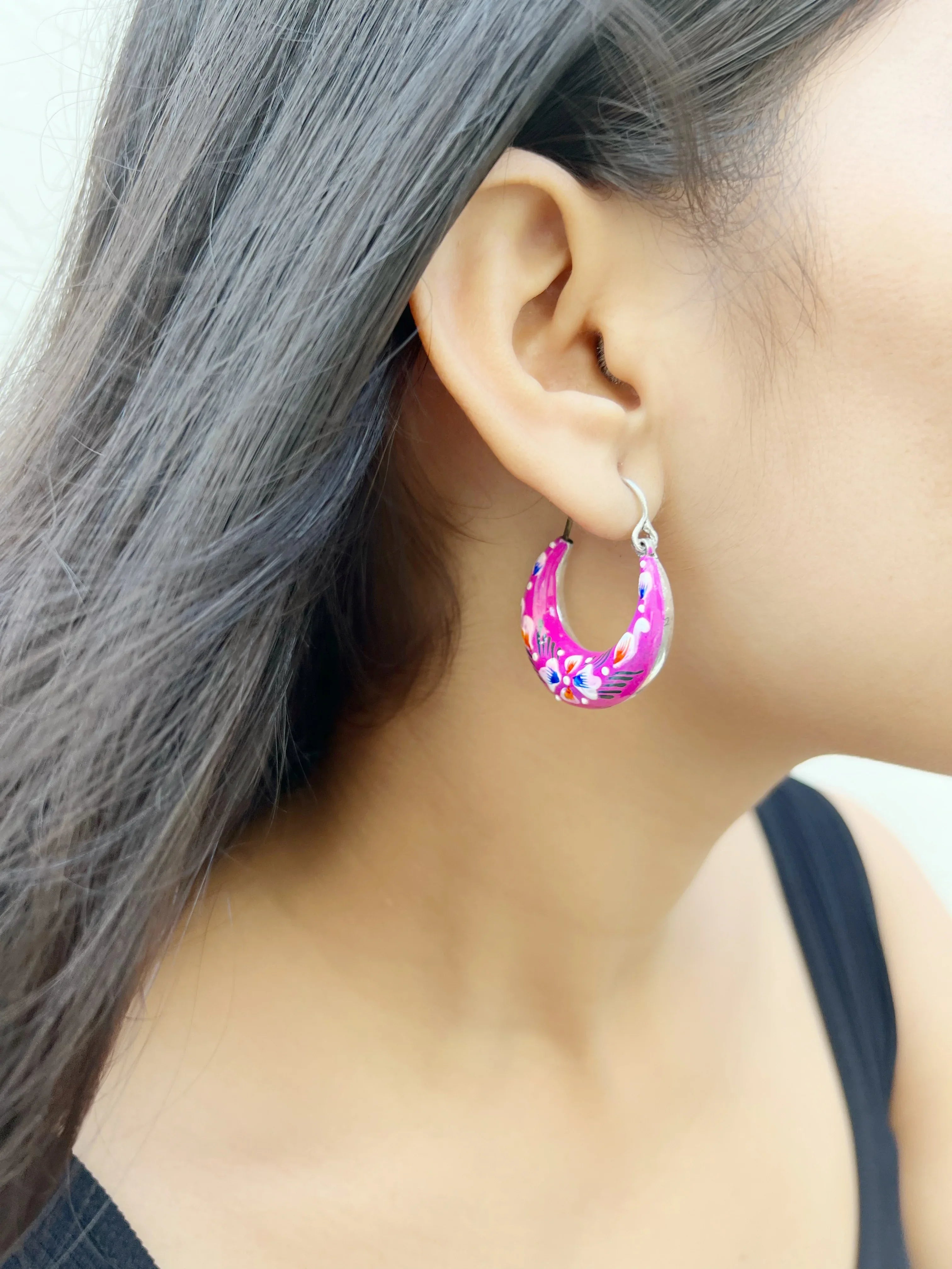 Meenakaar Hoops - Jhaanjhariya