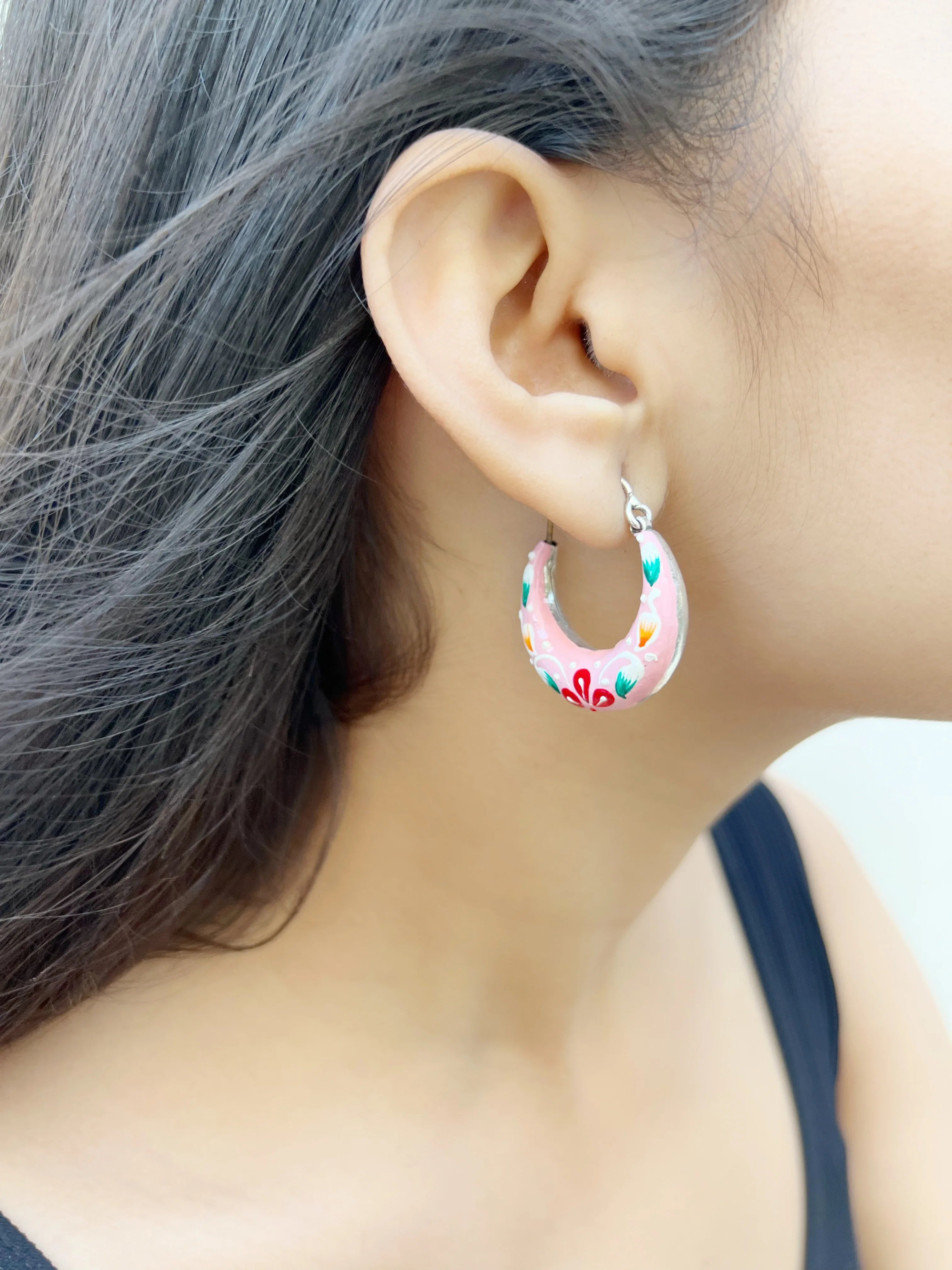 Meenakaar Hoops - Jhaanjhariya