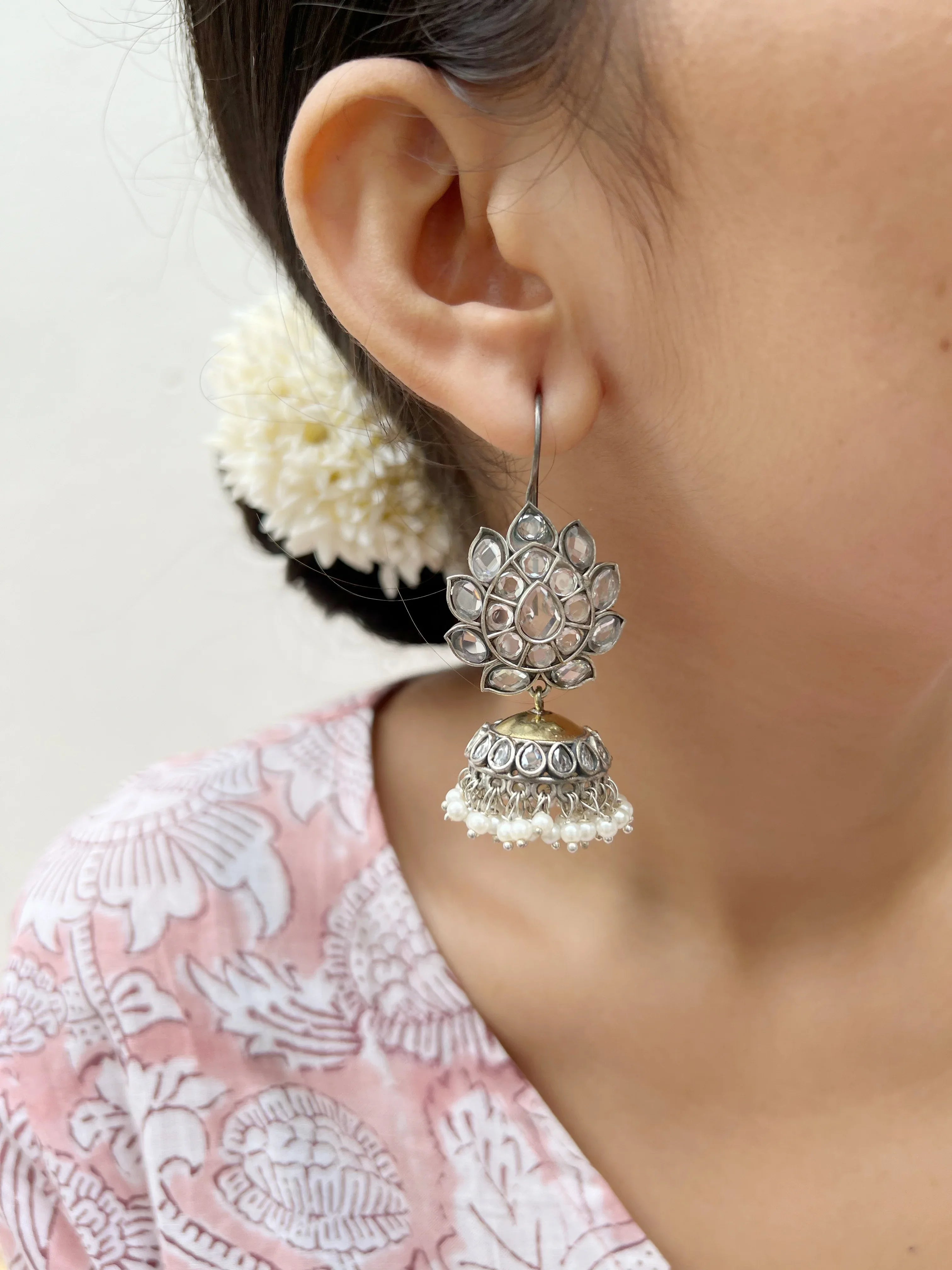 Flower Leaf Jhumka - Jhaanjhariya