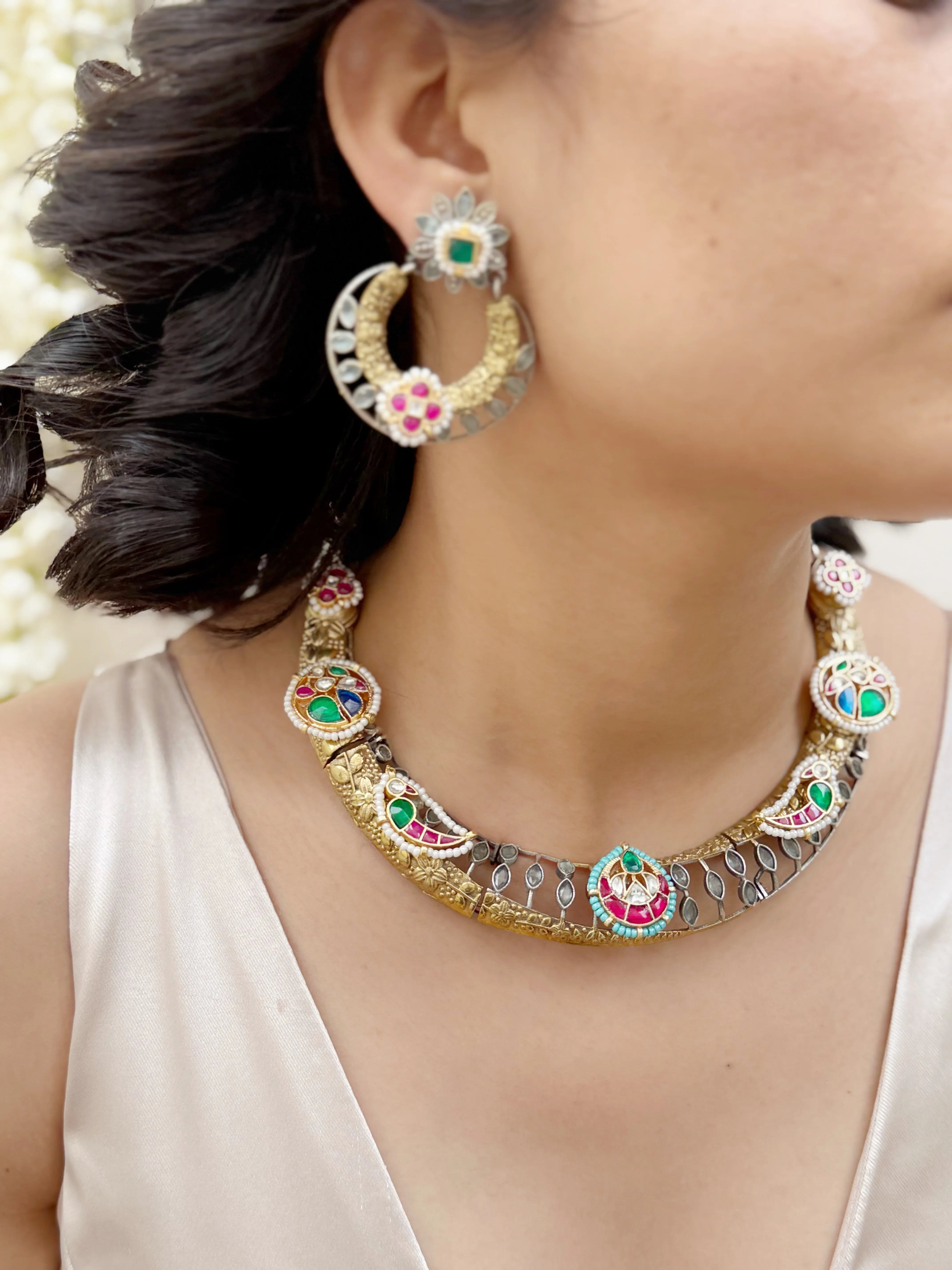 RituRang Necklace - Jhaanjhariya