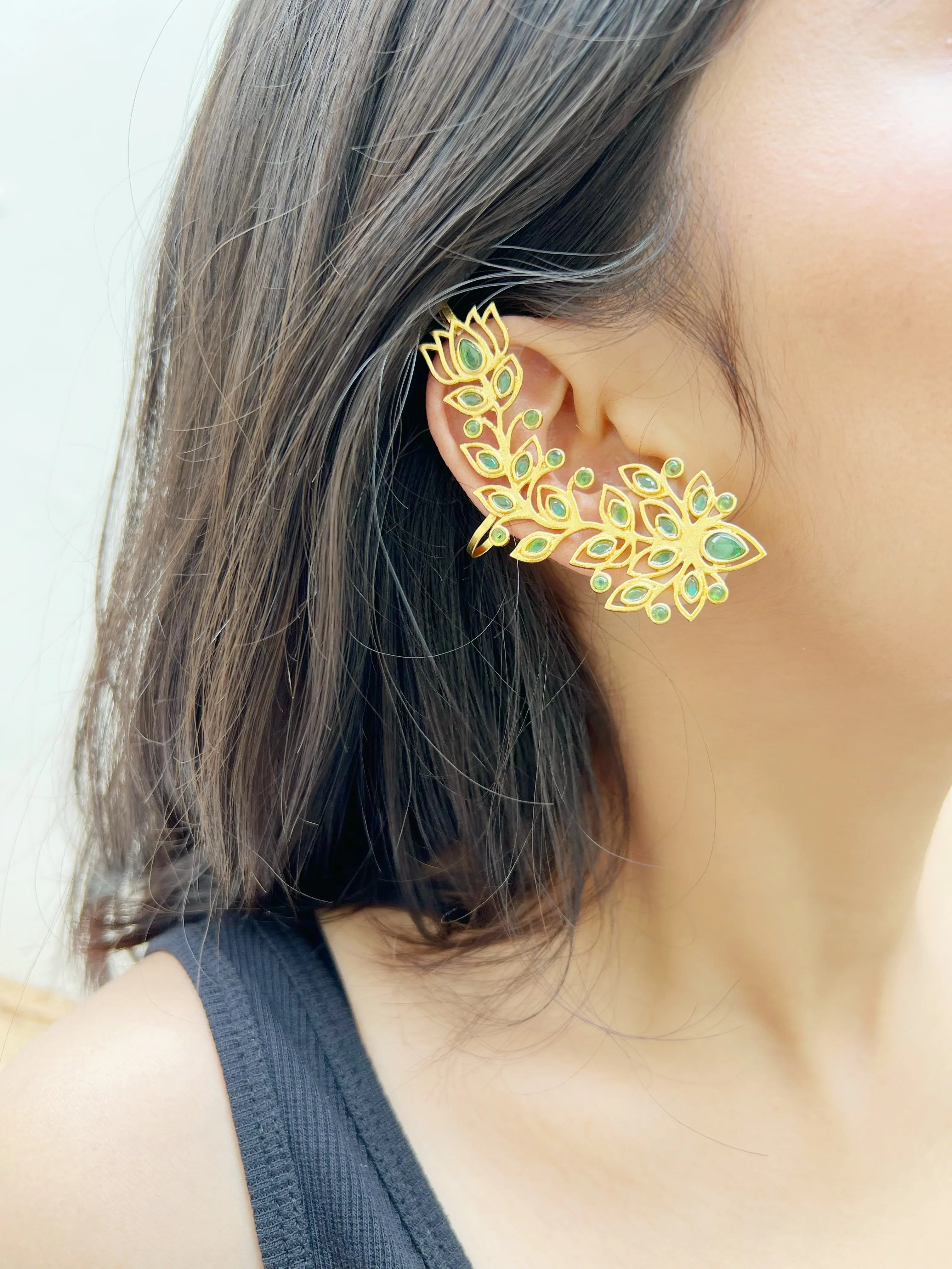 Zareen Earcuffs (SET OF TWO) - Jhaanjhariya