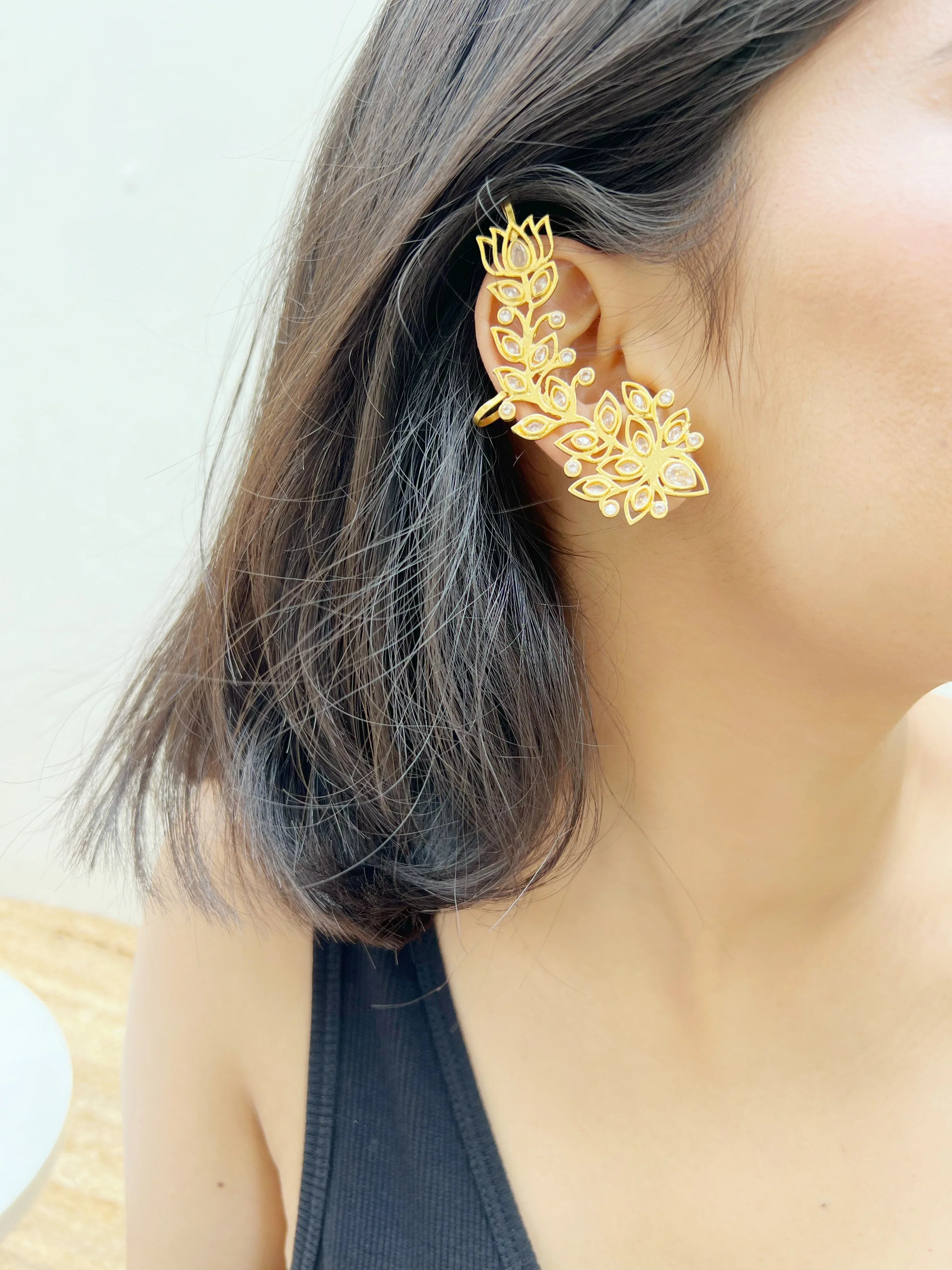 Zareen Earcuffs (SET OF TWO) - Jhaanjhariya