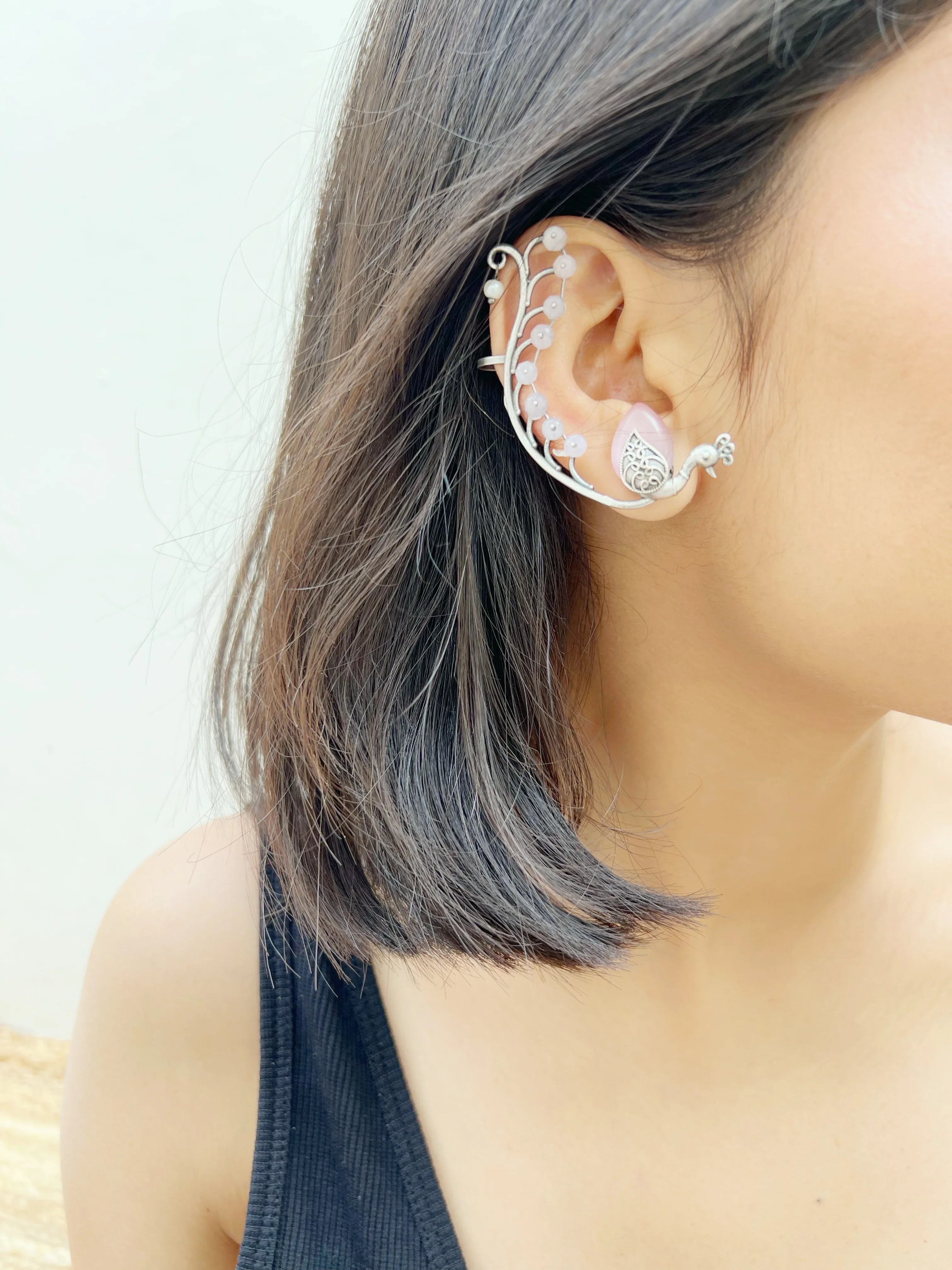 Rose Luna Earcuffs (SET OF TWO) - Jhaanjhariya