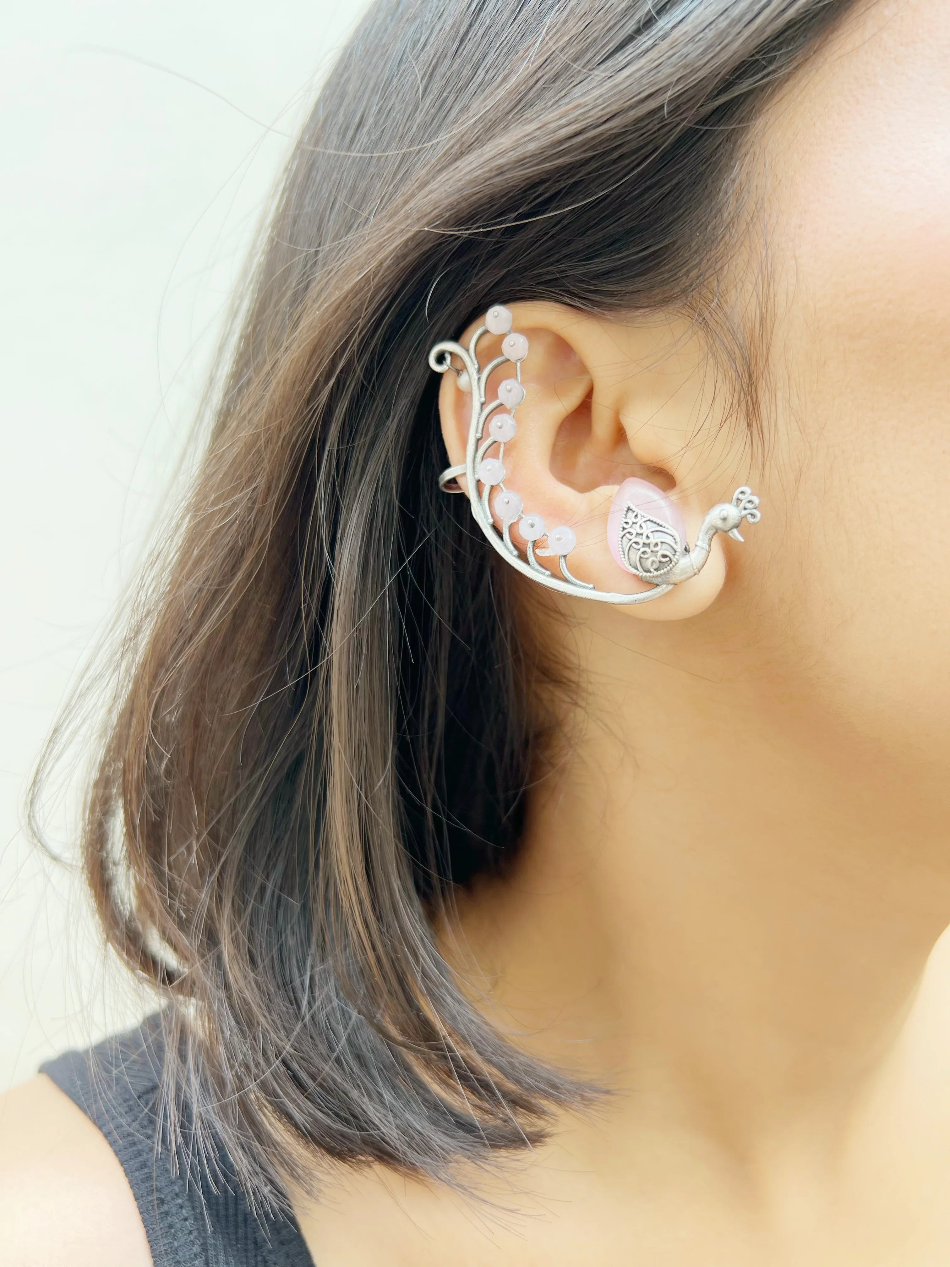 Rose Luna Earcuffs (SET OF TWO) - Jhaanjhariya