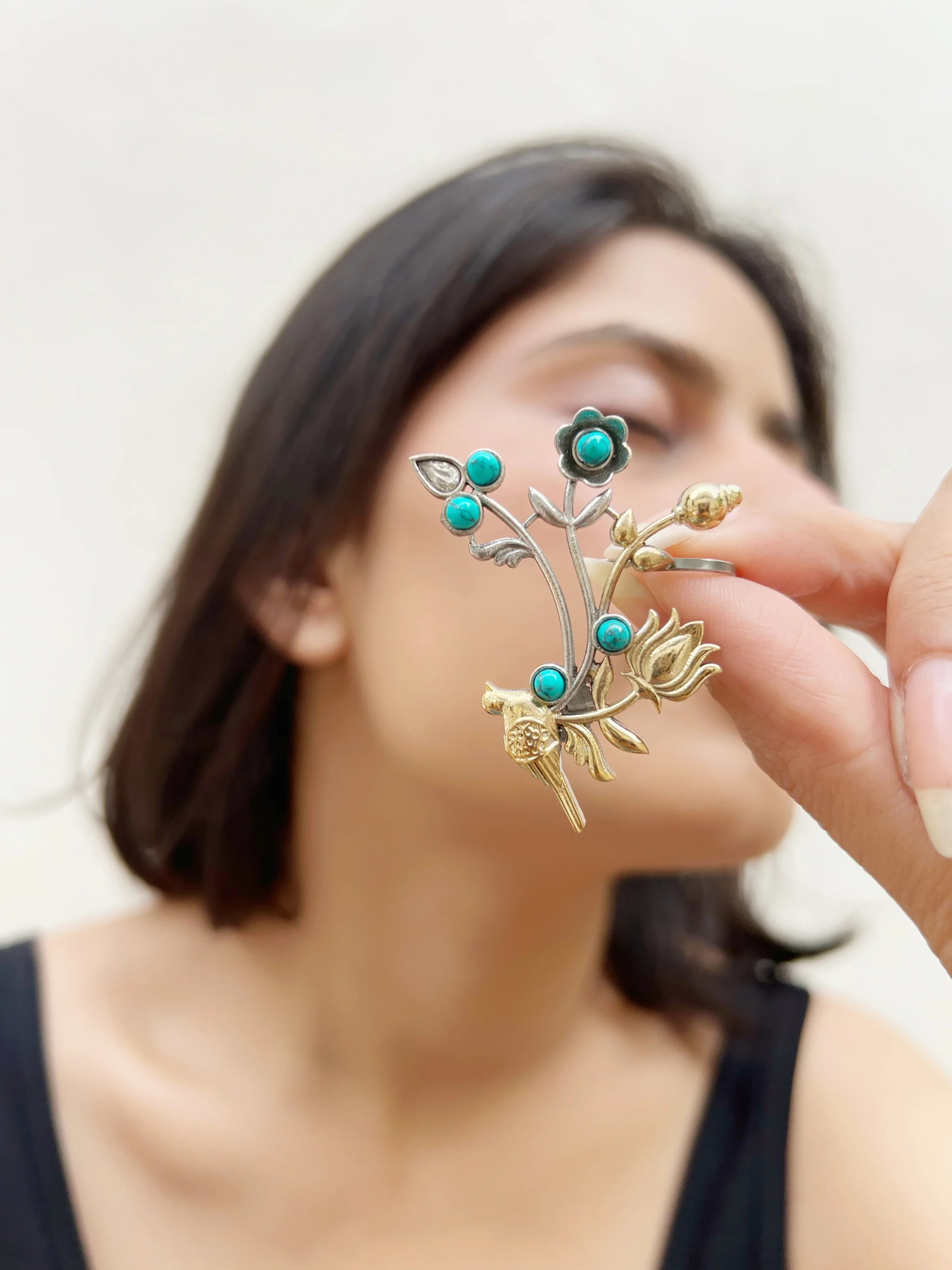 Pankhi Earcuffs ( set of two ) - Jhaanjhariya