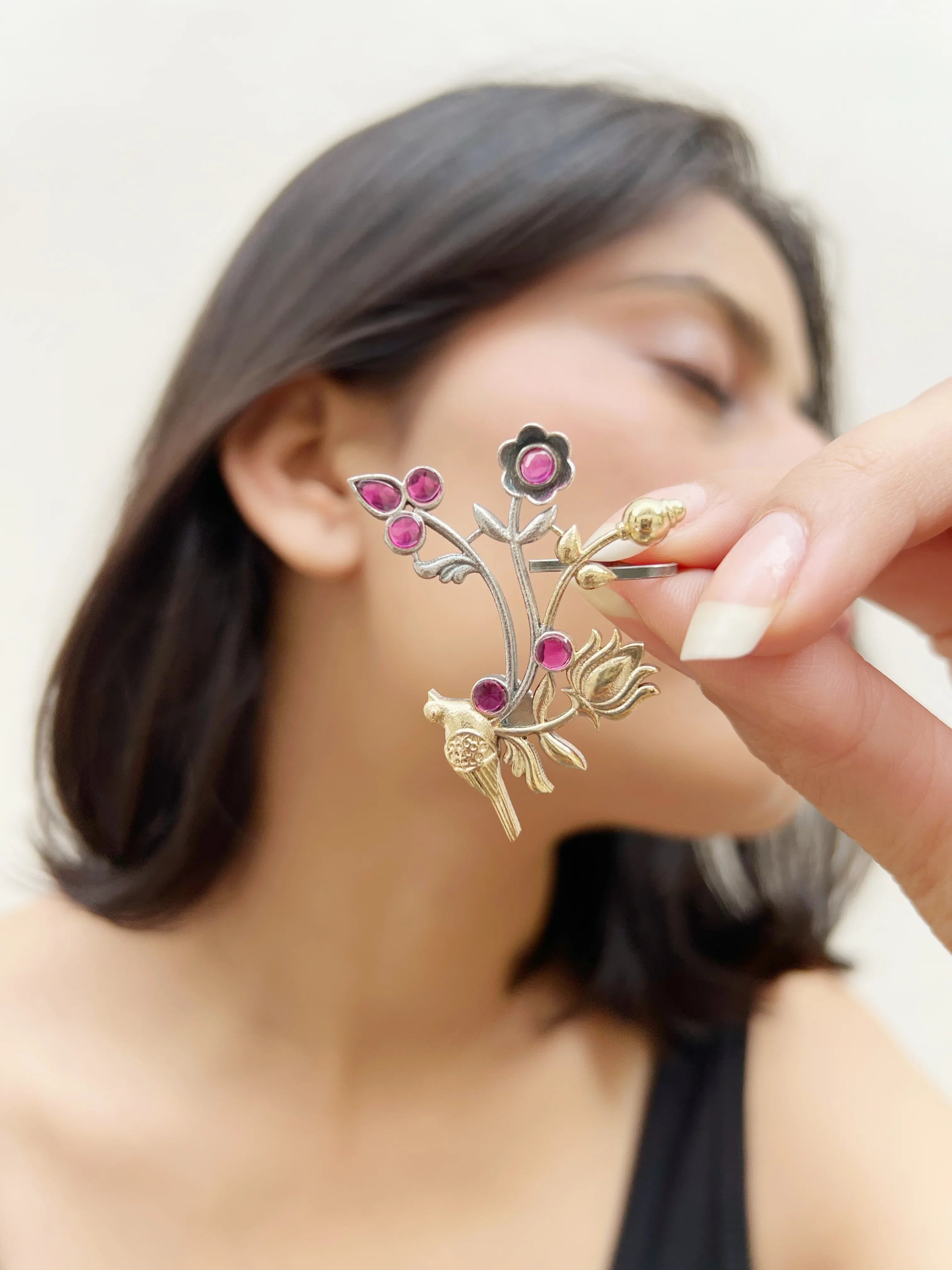 Pankhi Earcuffs ( set of two ) - Jhaanjhariya