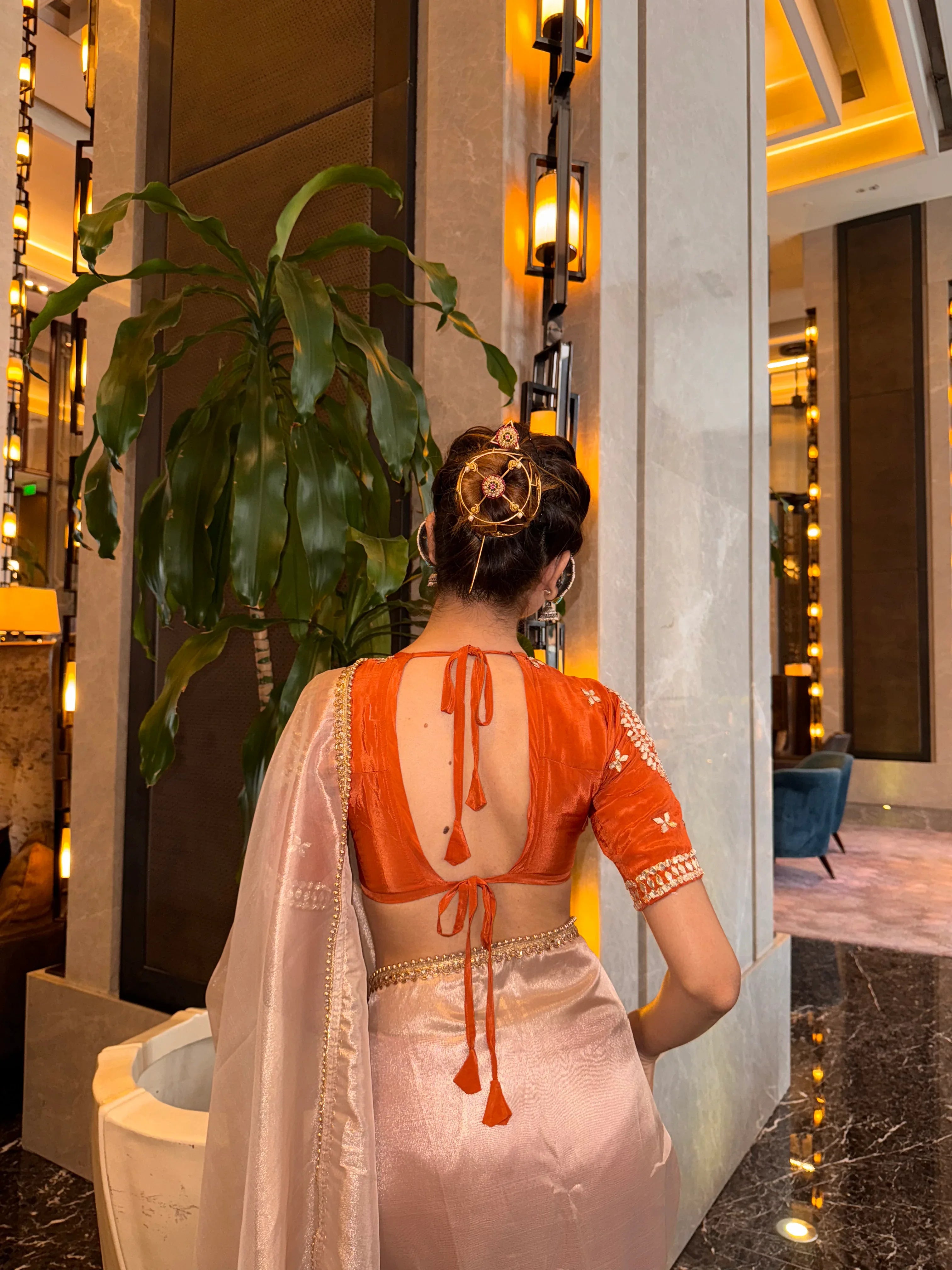 Chandra Juda Hair Bun Cage - Jhaanjhariya