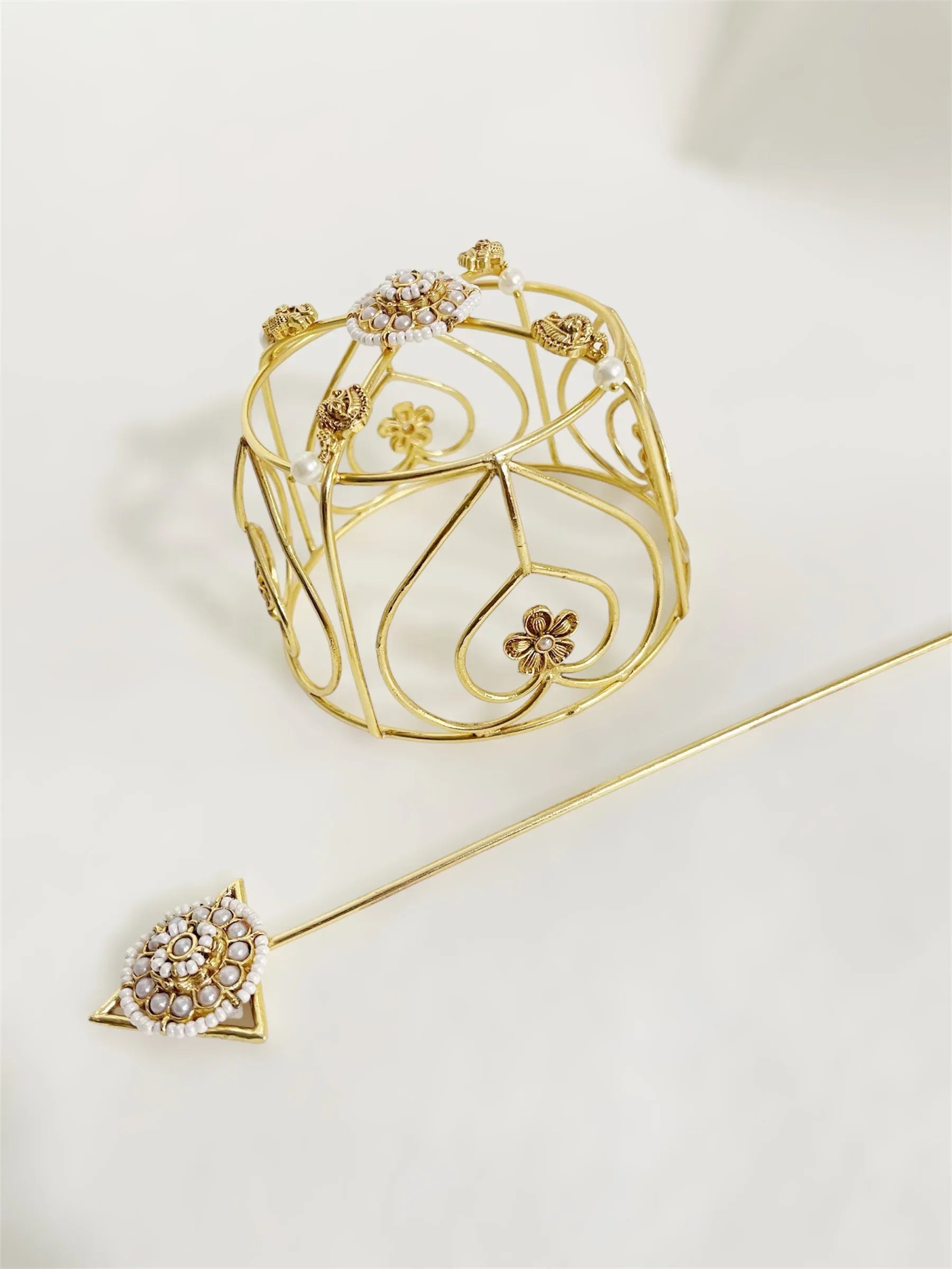 Chandra Juda Hair Bun Cage - Jhaanjhariya