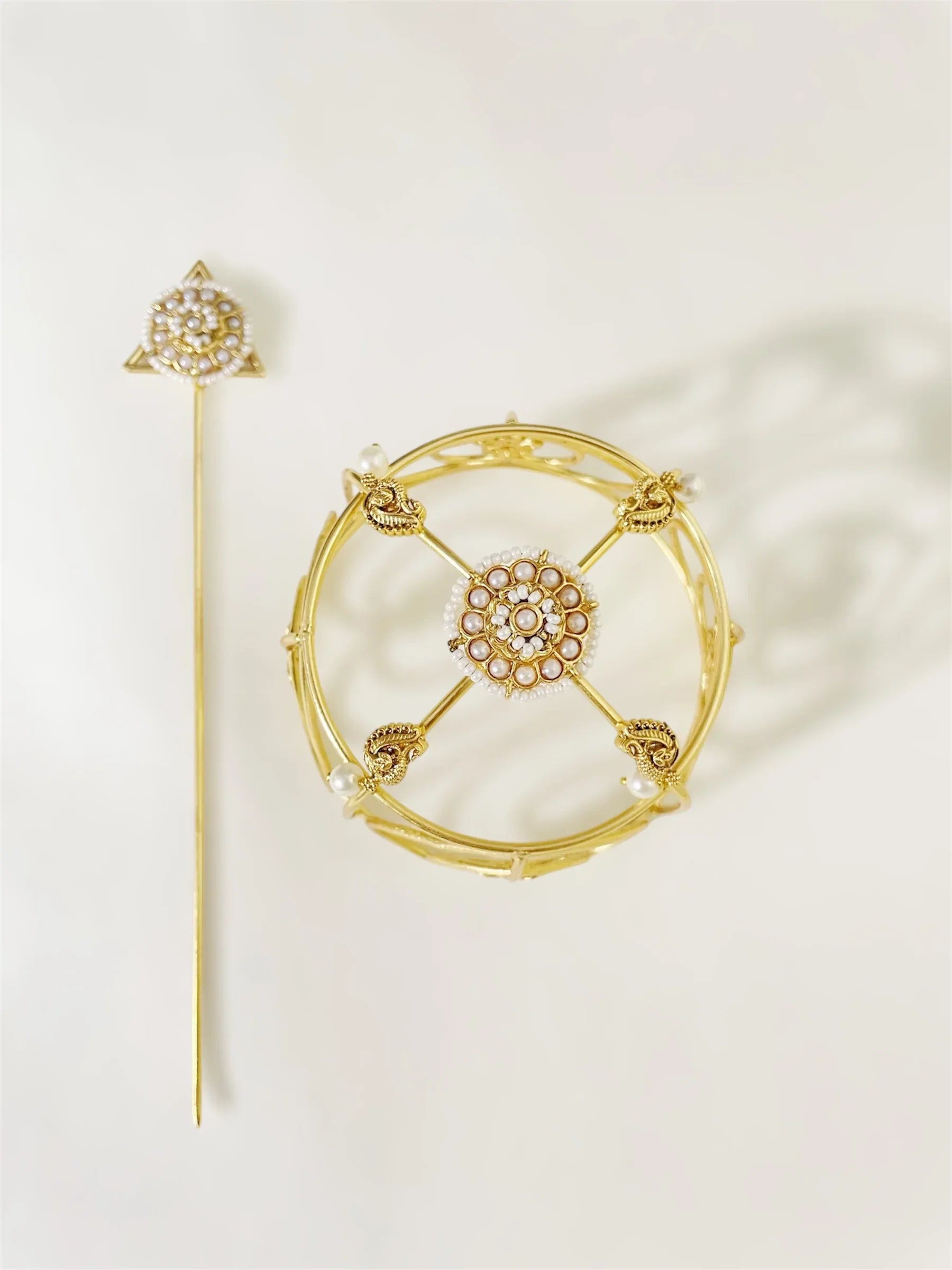 Chandra Juda Hair Bun Cage - Jhaanjhariya