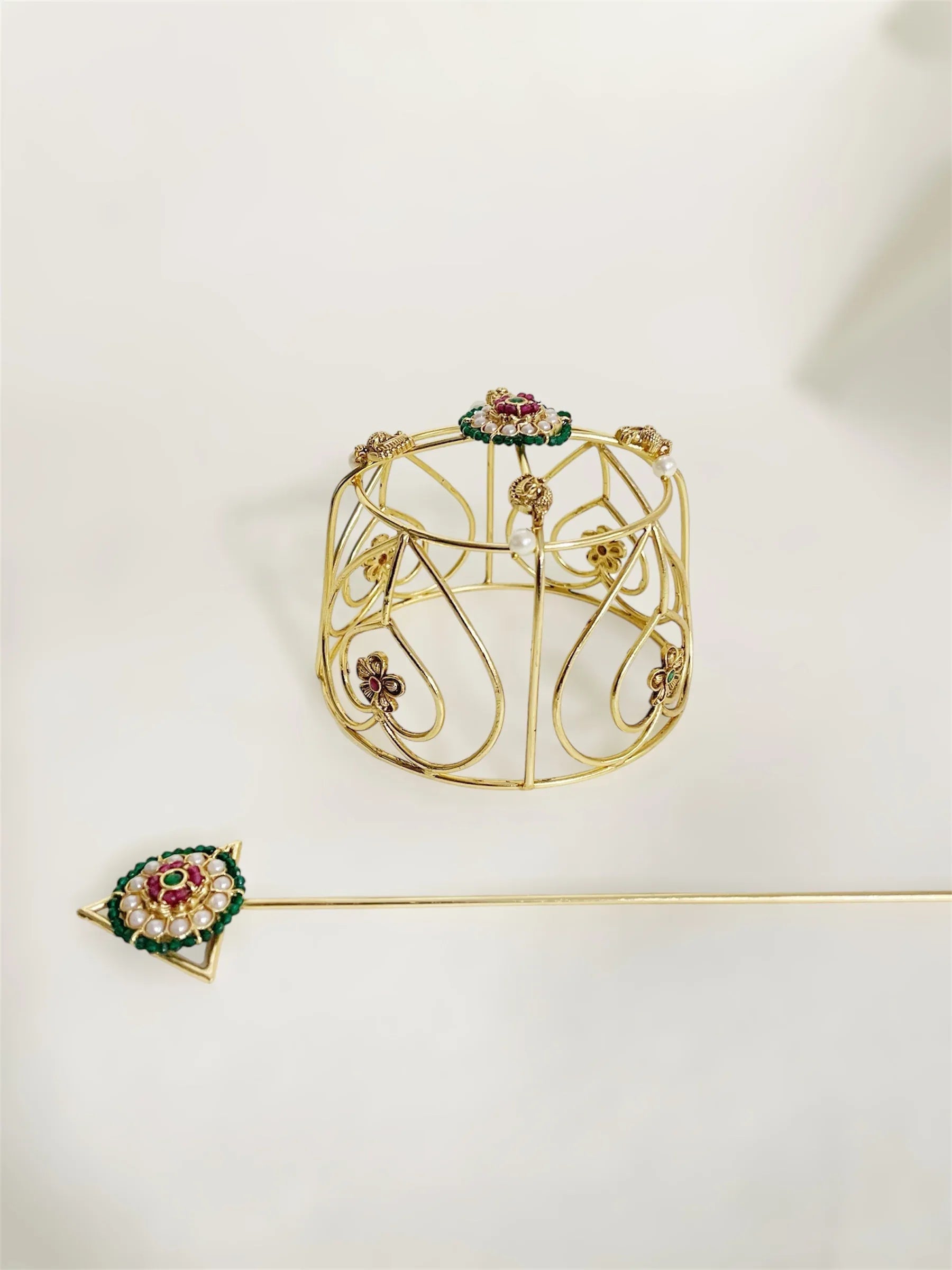 Chandra Juda Hair Bun Cage - Jhaanjhariya