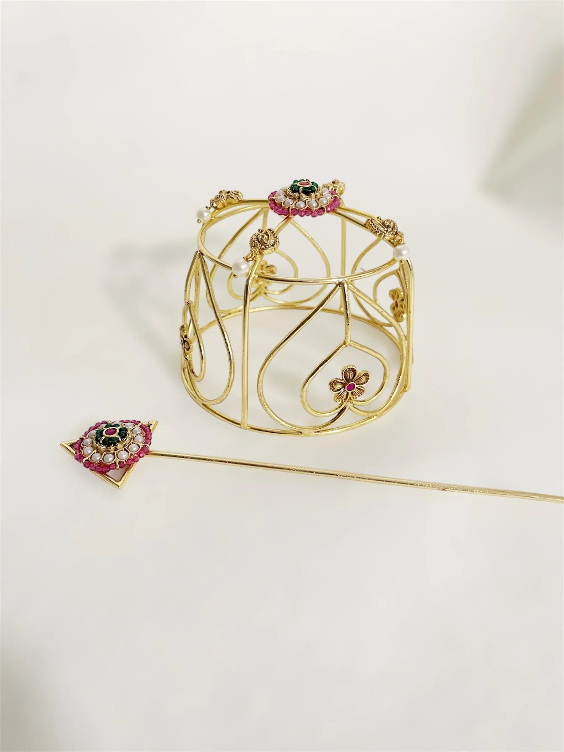 Chandra Juda Hair Bun Cage - Jhaanjhariya