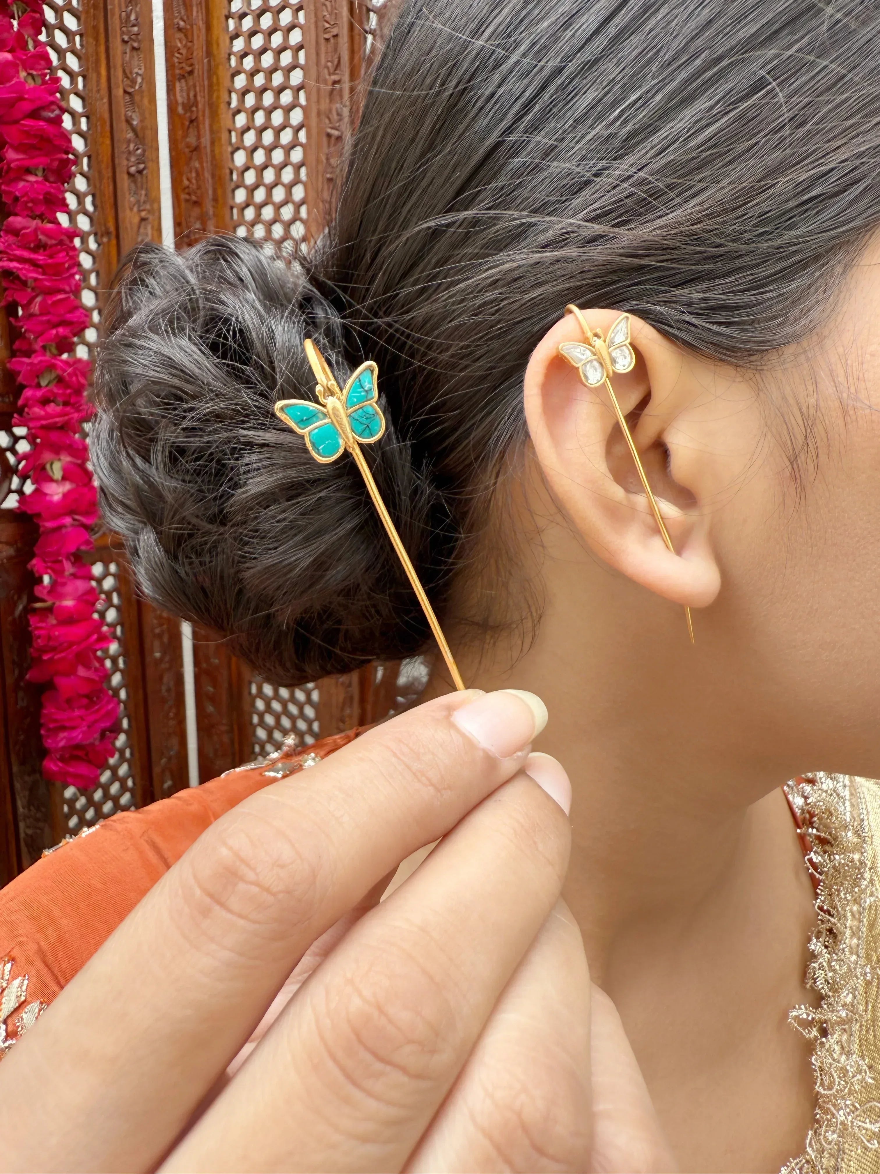 Butterfly Sona Sui (SET OF TWO) - Jhaanjhariya