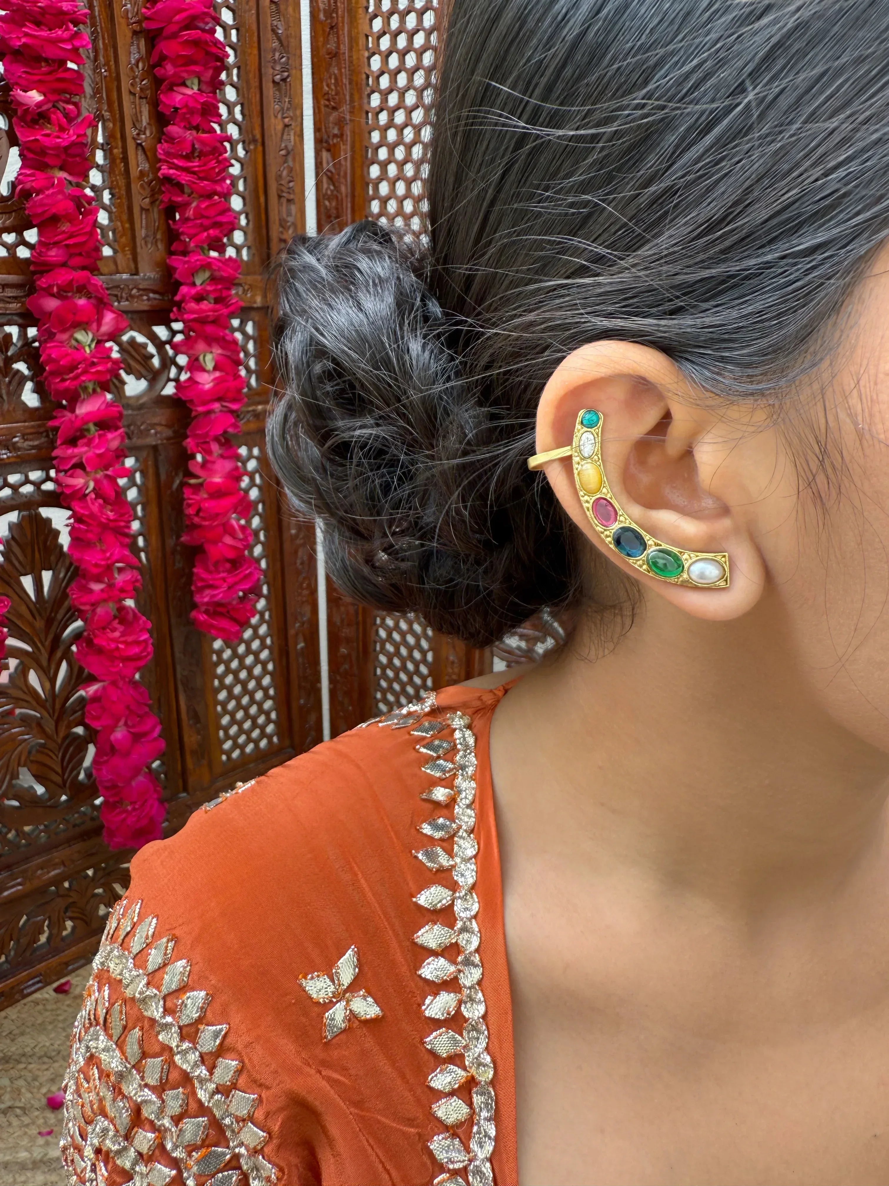 Swara Charms Earcuffs - Jhaanjhariya
