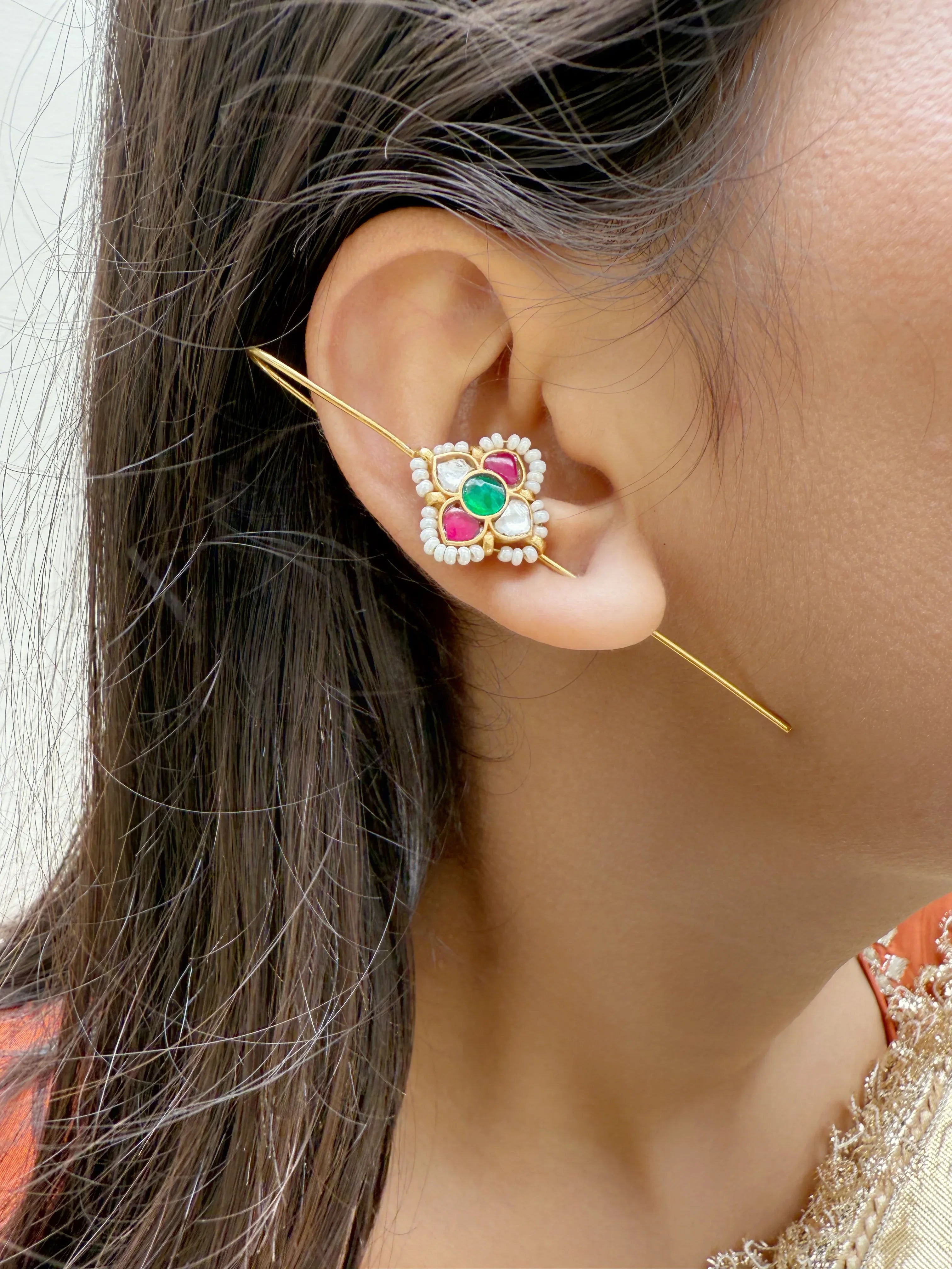 Zevar Kundan Sui (SET OF TWO) - Jhaanjhariya