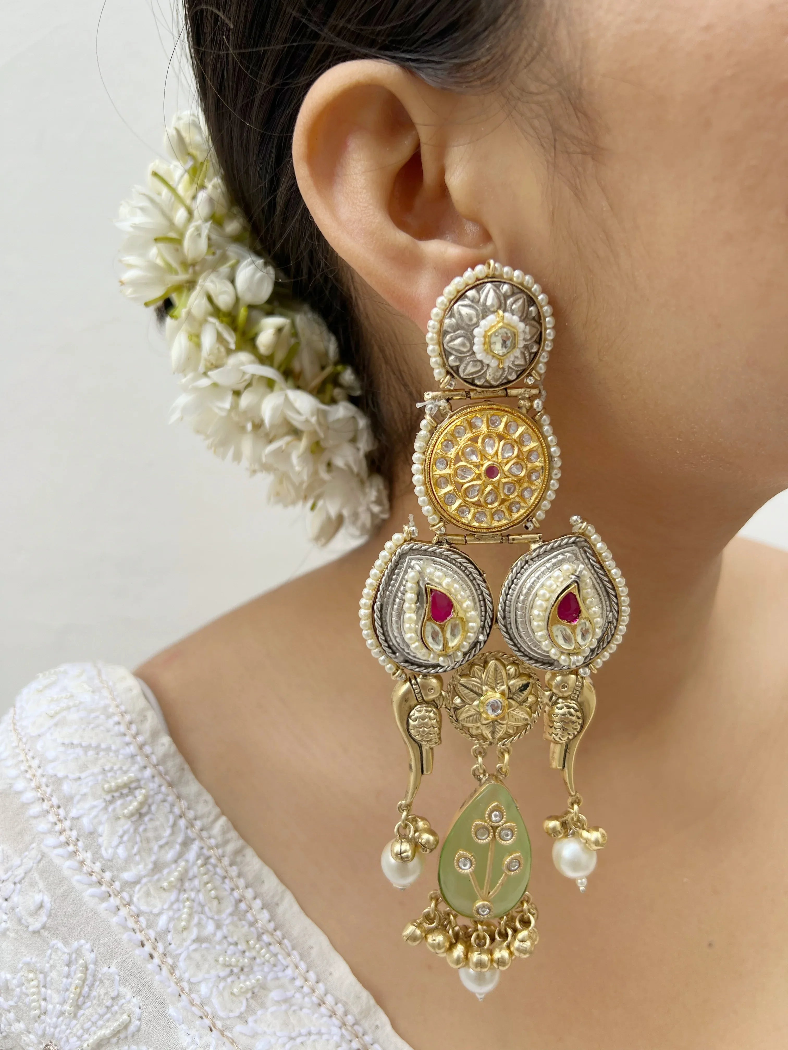 Kundan Bel Danglers - Jhaanjhariya