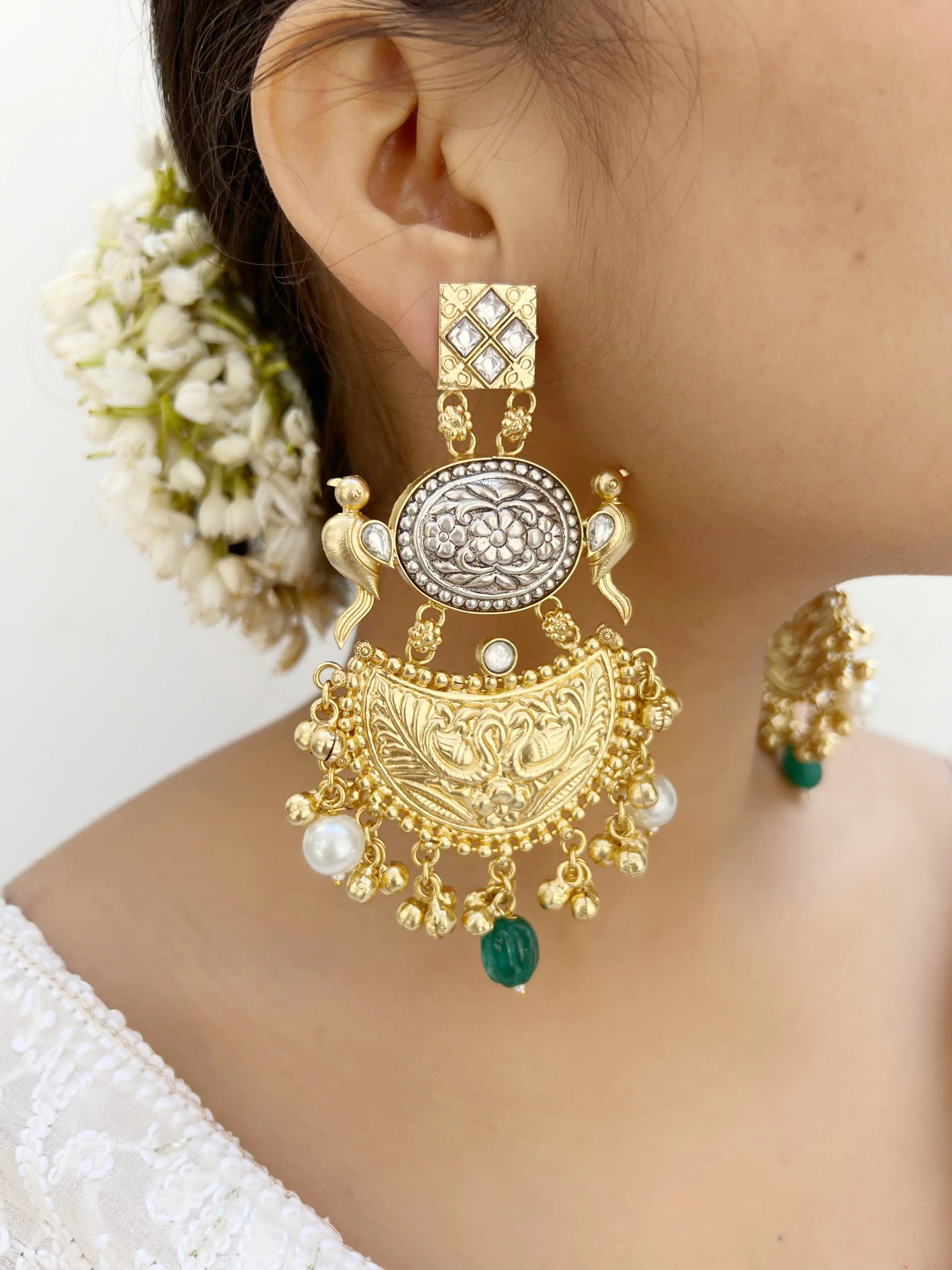 Mayur Chokor Danglers - Jhaanjhariya