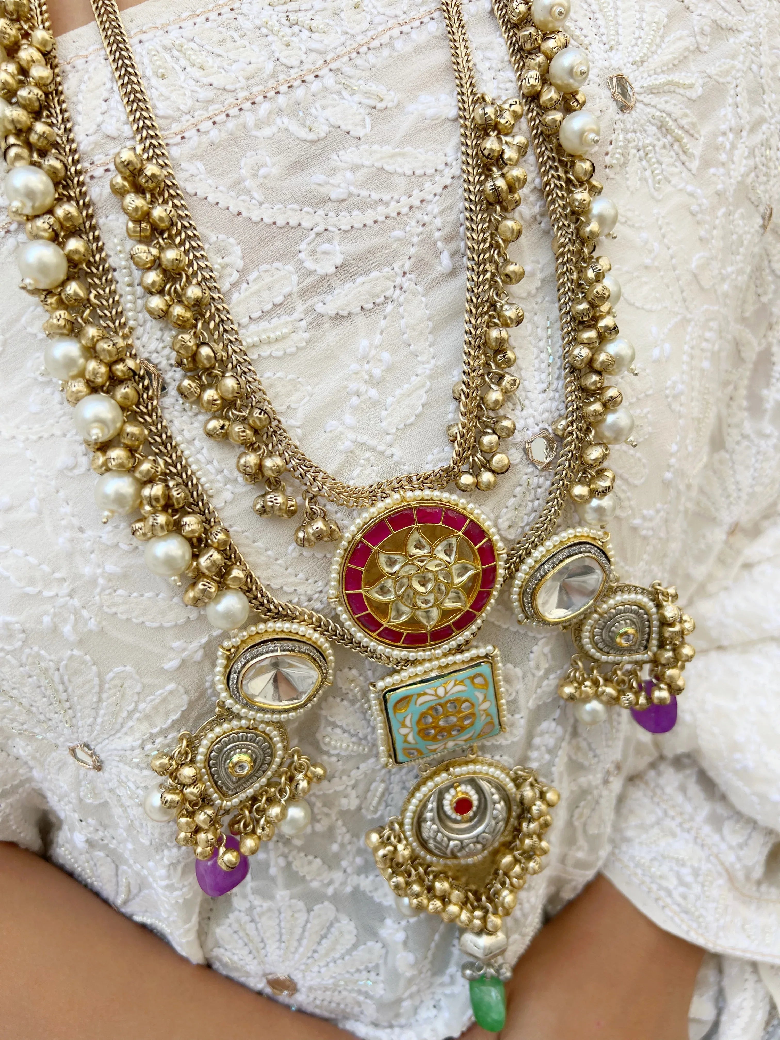 Aayat Long Necklace - Jhaanjhariya