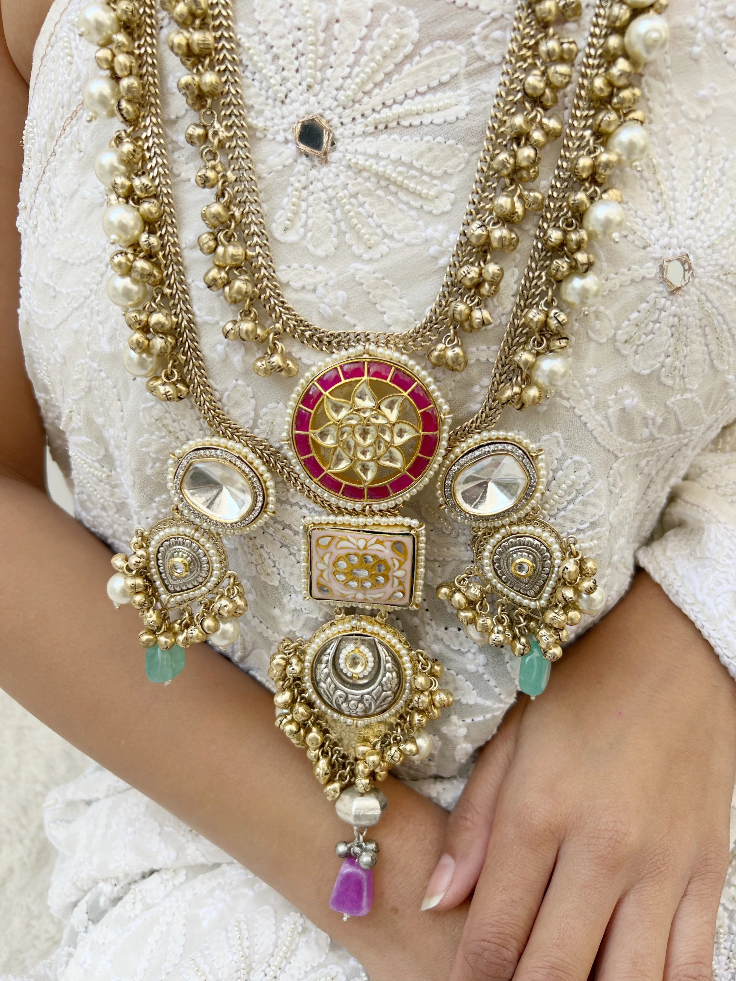 Aayat Long Necklace - Jhaanjhariya