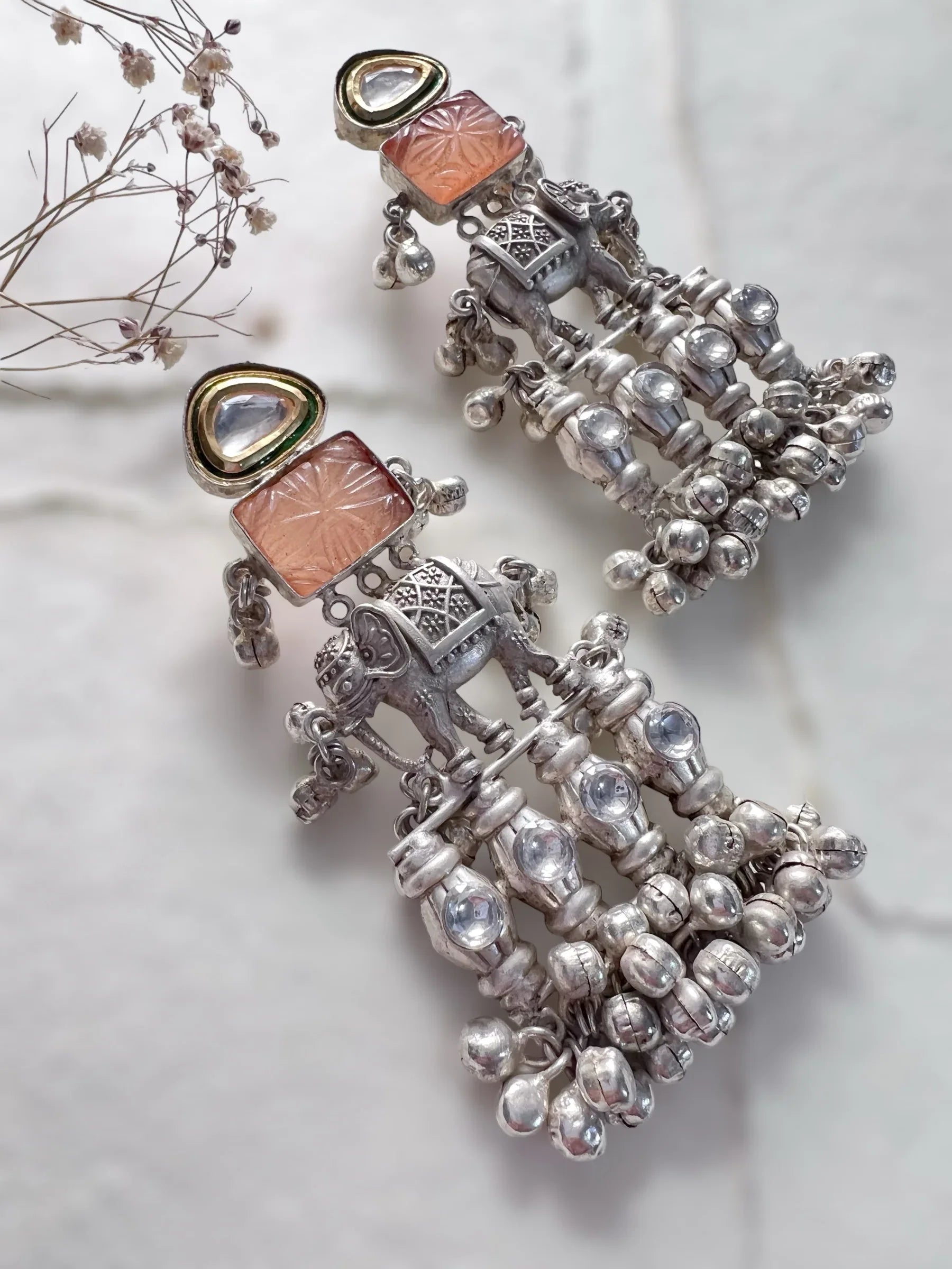 Jannat Fusion Danglers - Jhaanjhariya