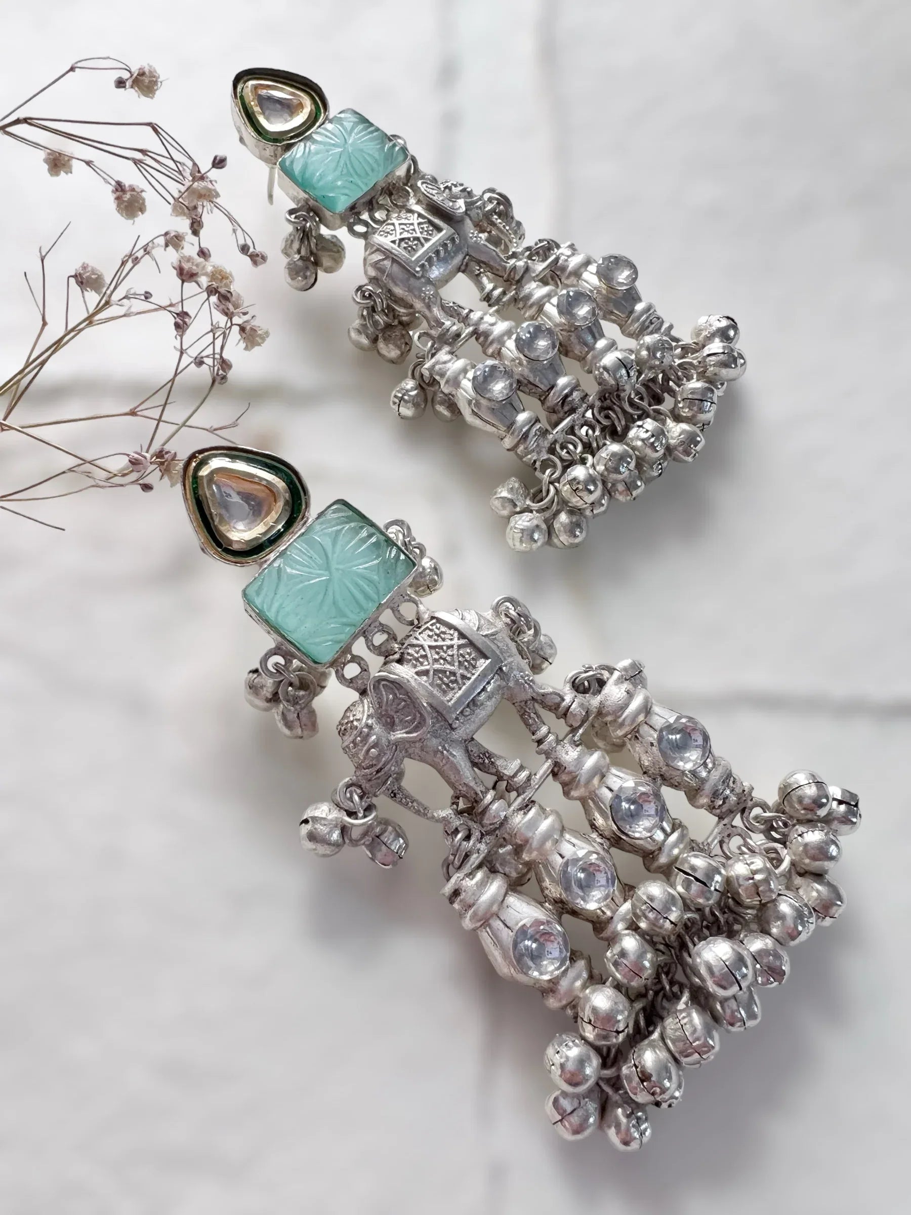 Jannat Fusion Danglers - Jhaanjhariya